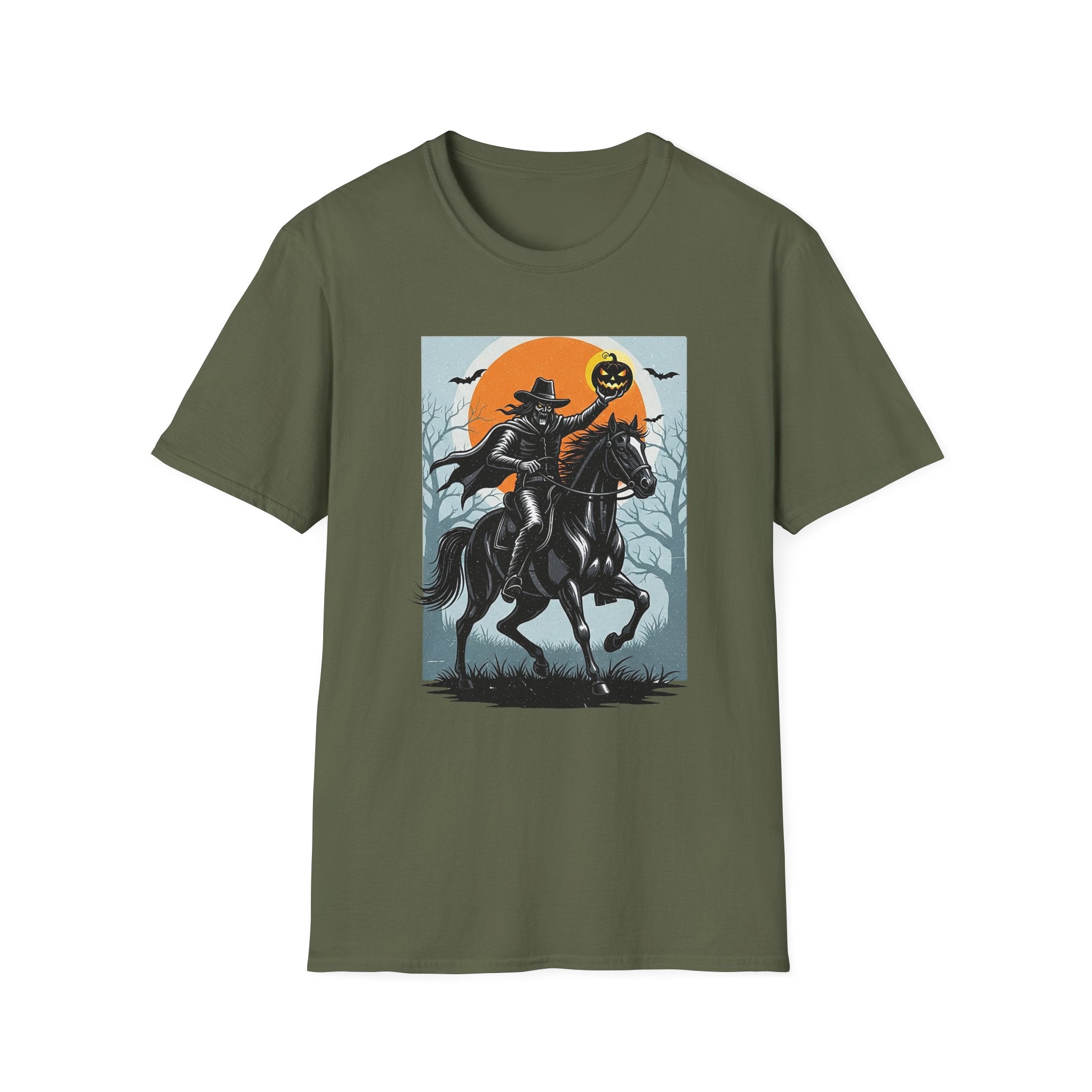 Halloween Witch Riding Horse T-Shirt