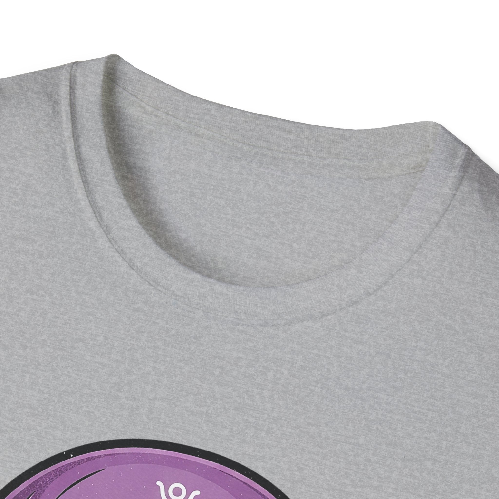 Purple Skull Graphic Tee for Halloween