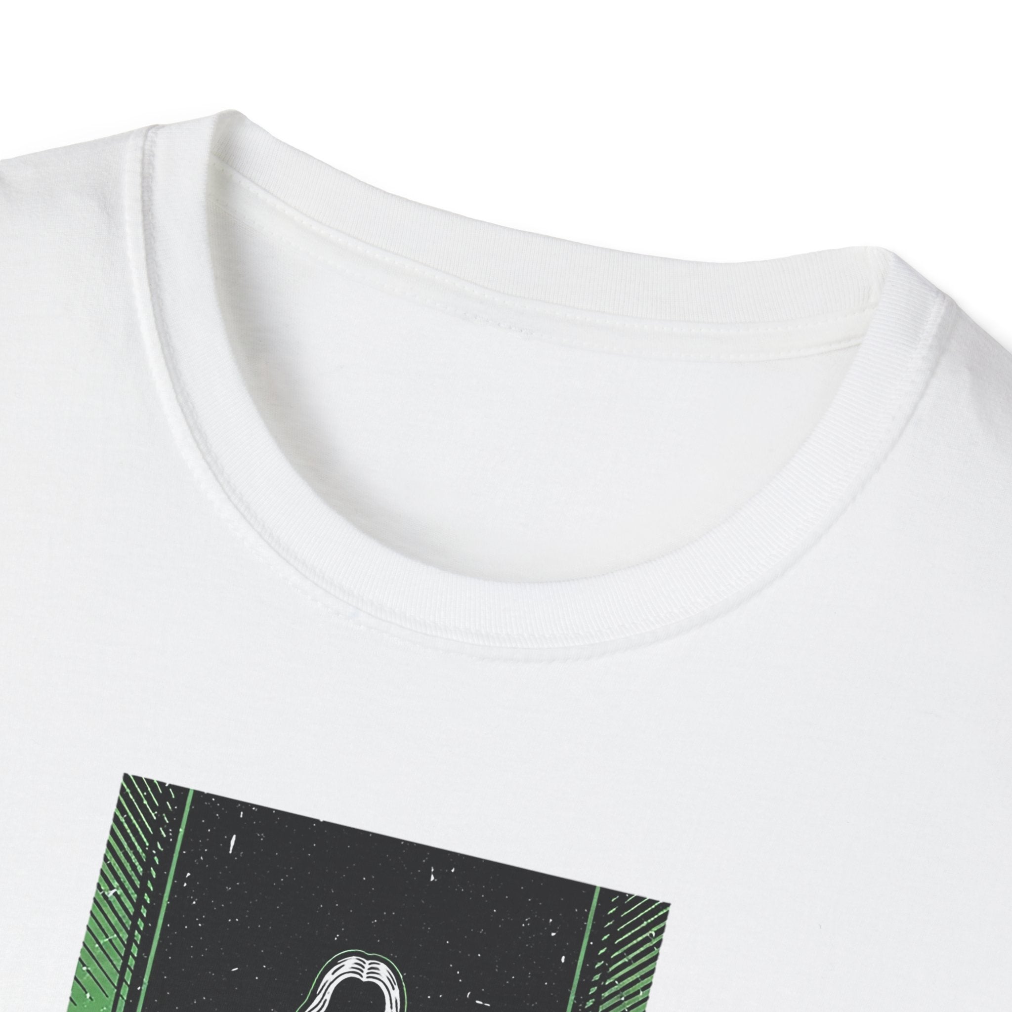 Mystical Green Hooded Figure T-Shirt