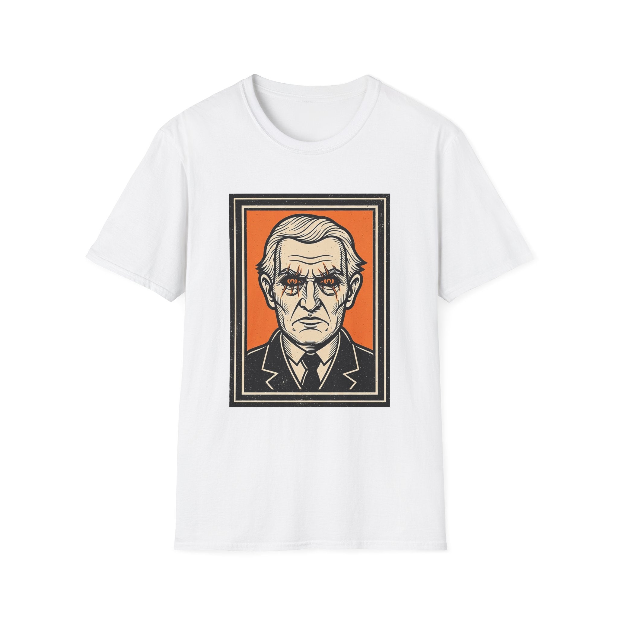 Vintage-Inspired Graphic T-Shirt with Retro Portrait