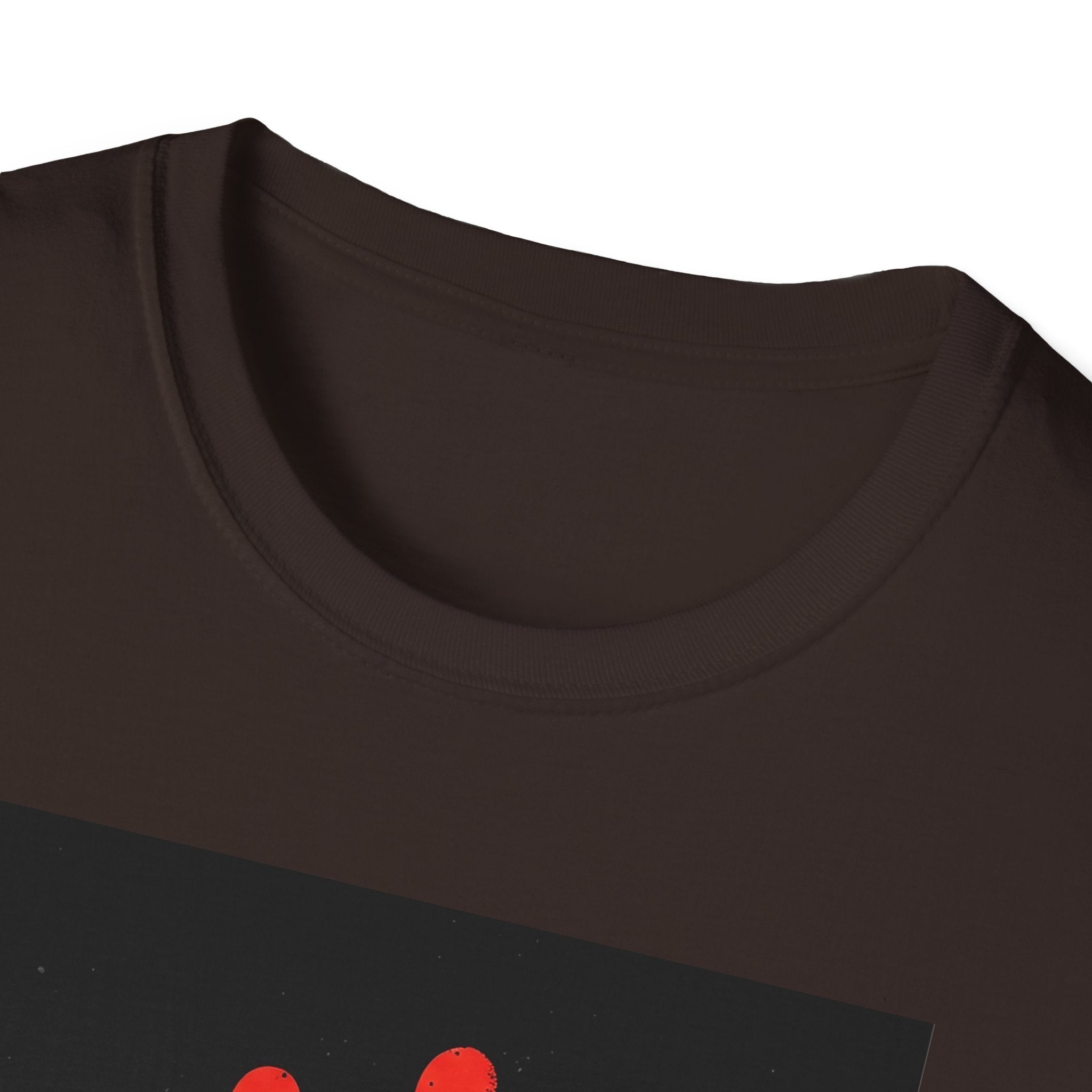 Bold Statement T-Shirt with Red Handprint Design