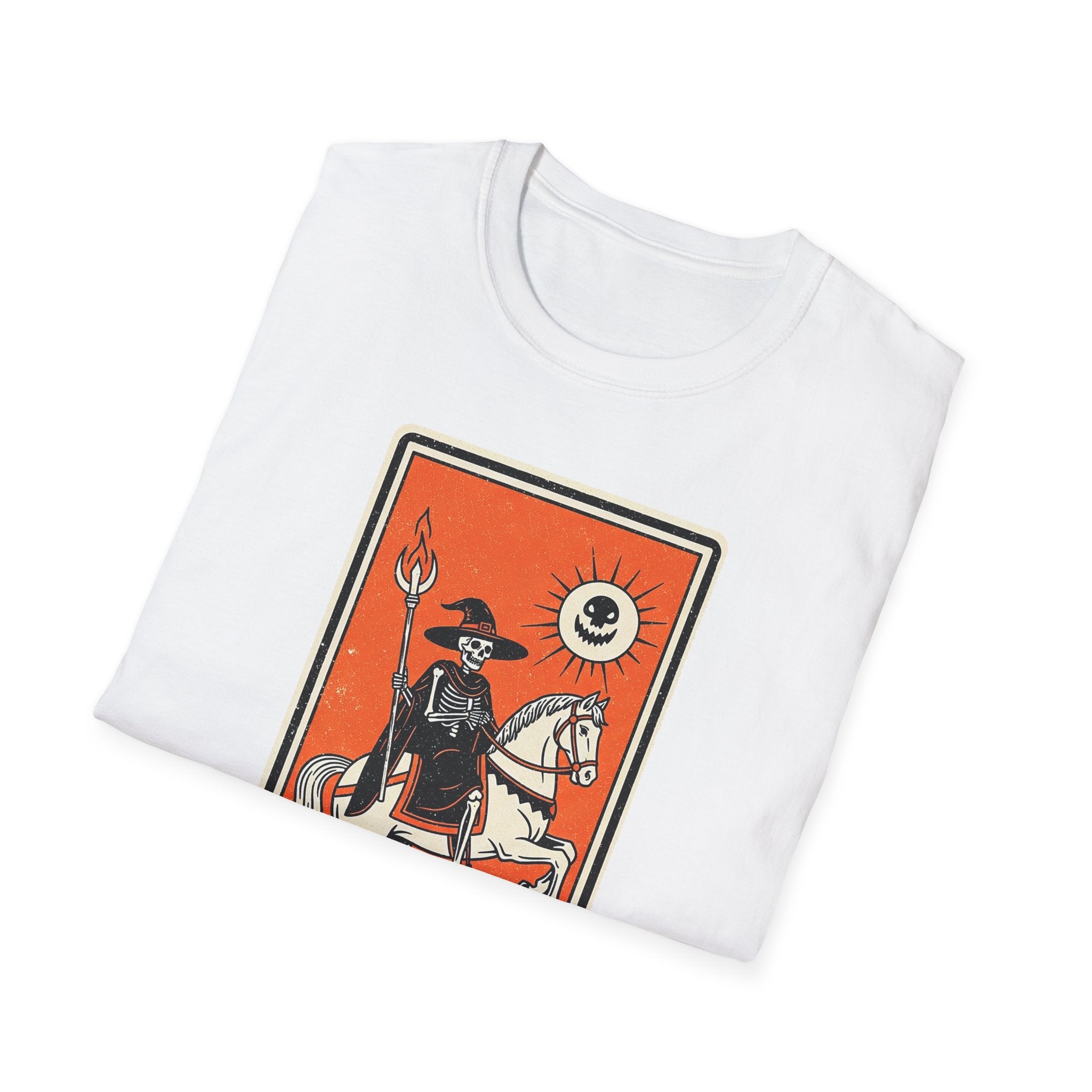 Death Tarot Card Unisex Softstyle T-Shirt