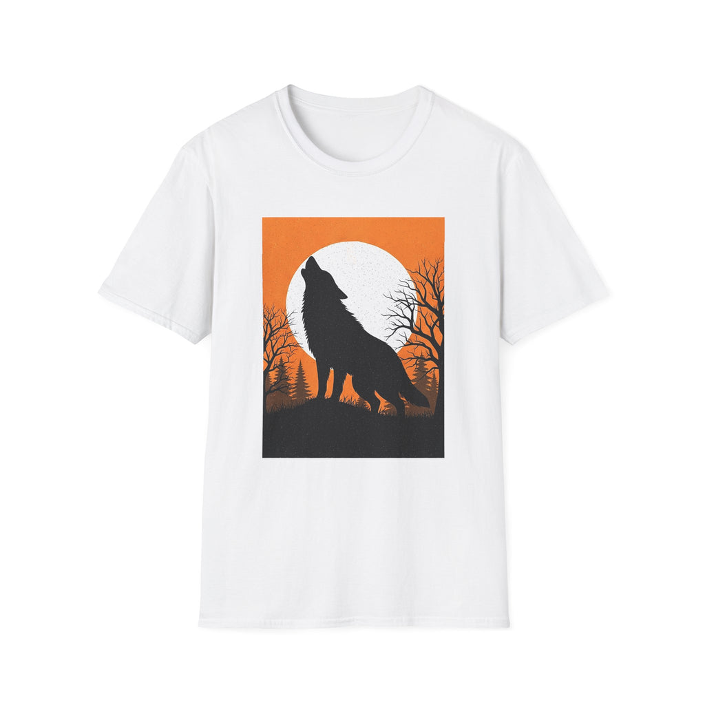Howling Wolf Unisex Softstyle T-Shirt