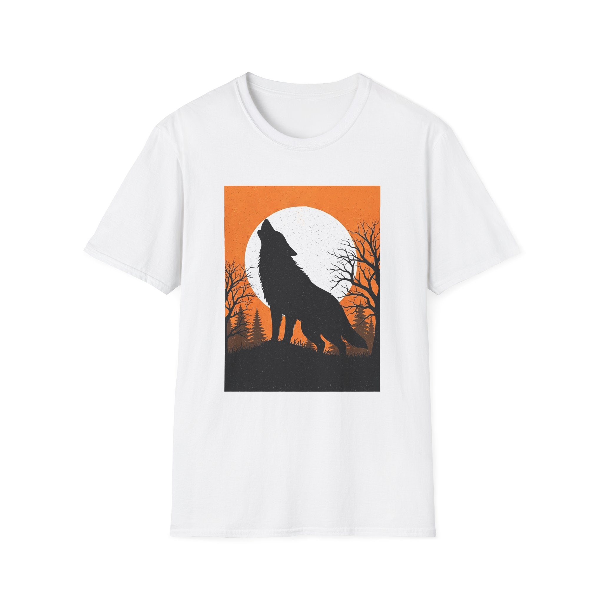 Howling Wolf Unisex Softstyle T-Shirt
