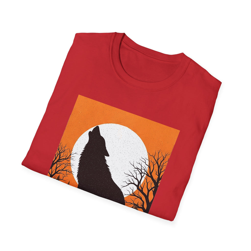 Howling Wolf Unisex Softstyle T-Shirt