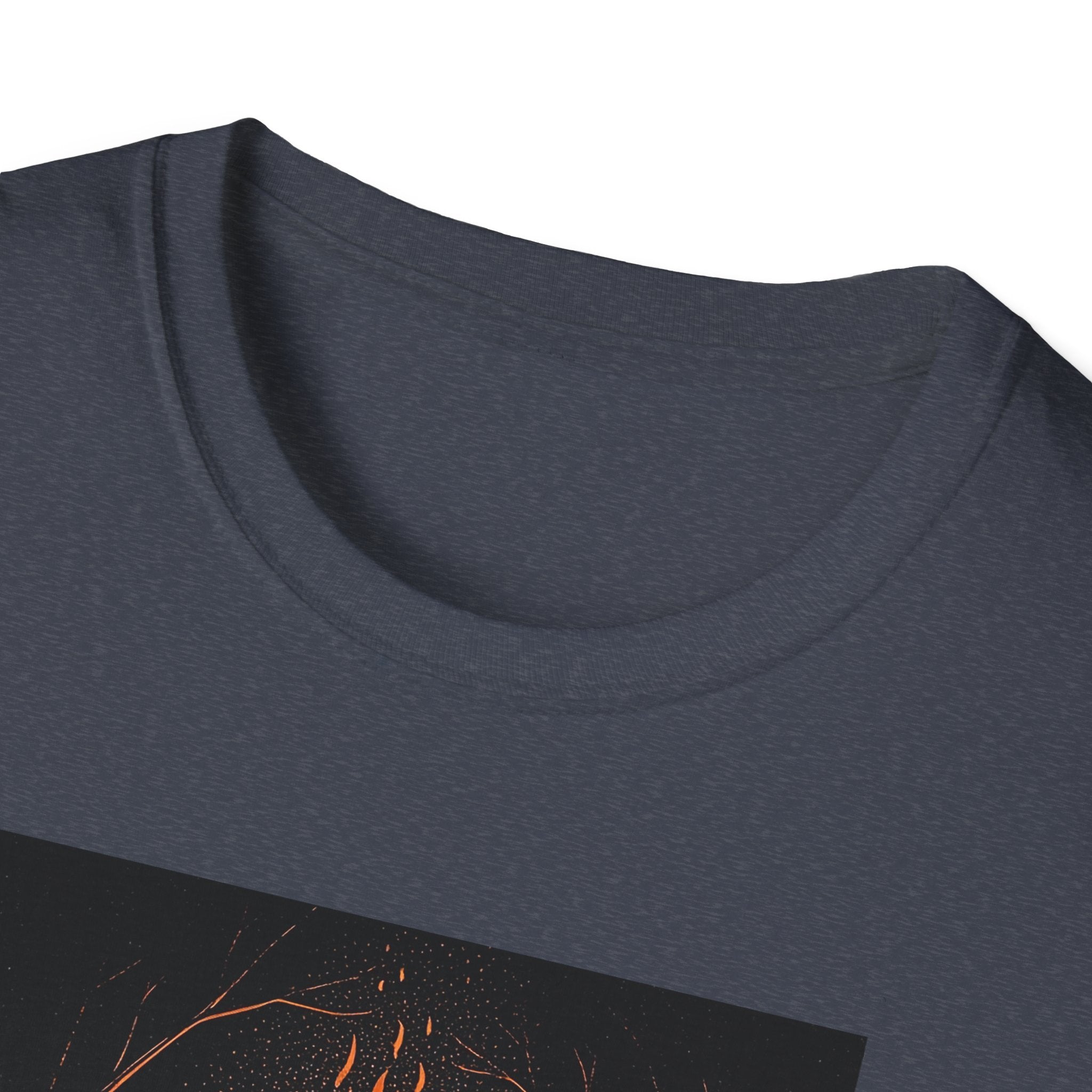 Unisex Graphic Tee with Fiery Scene