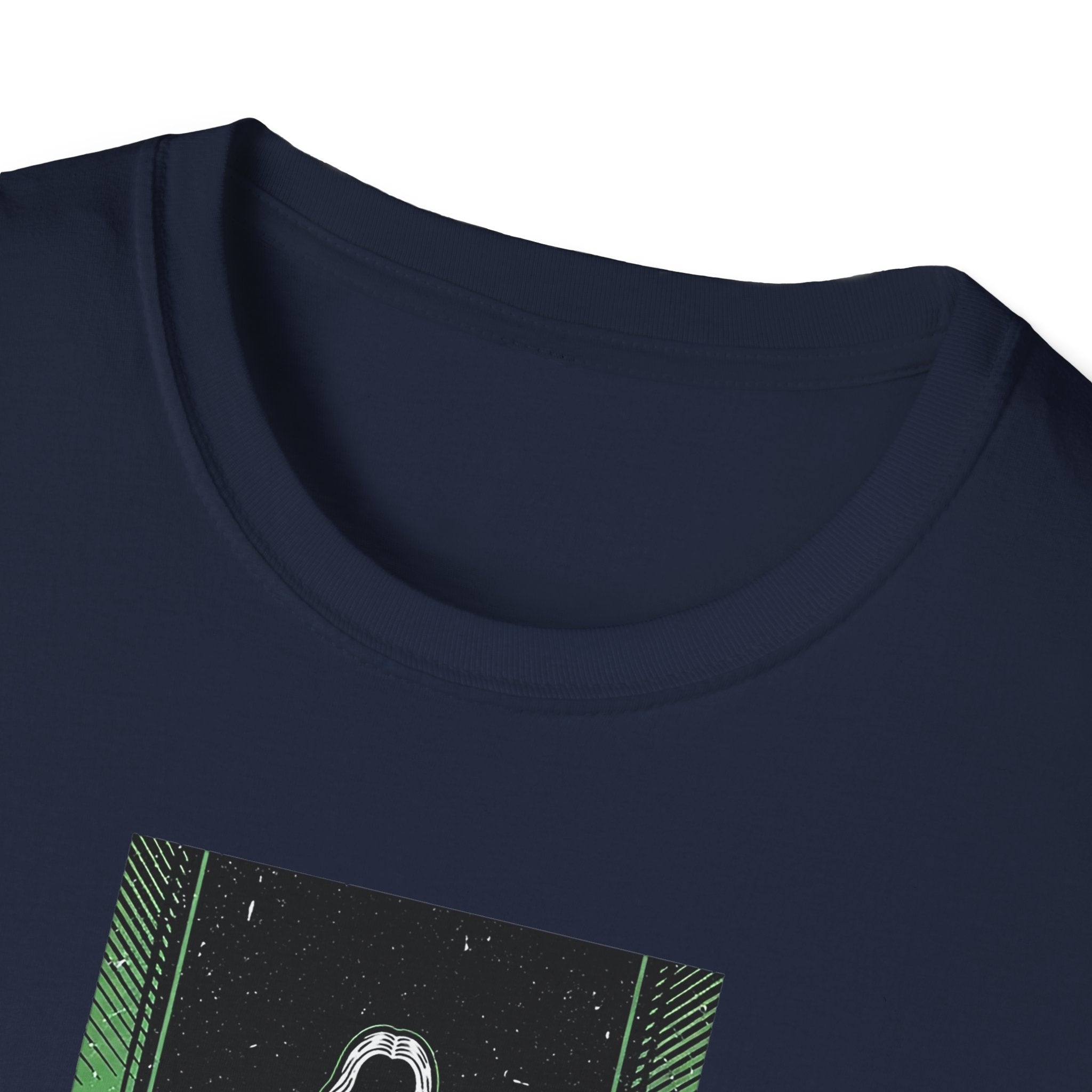 Mystical Green Hooded Figure T-Shirt