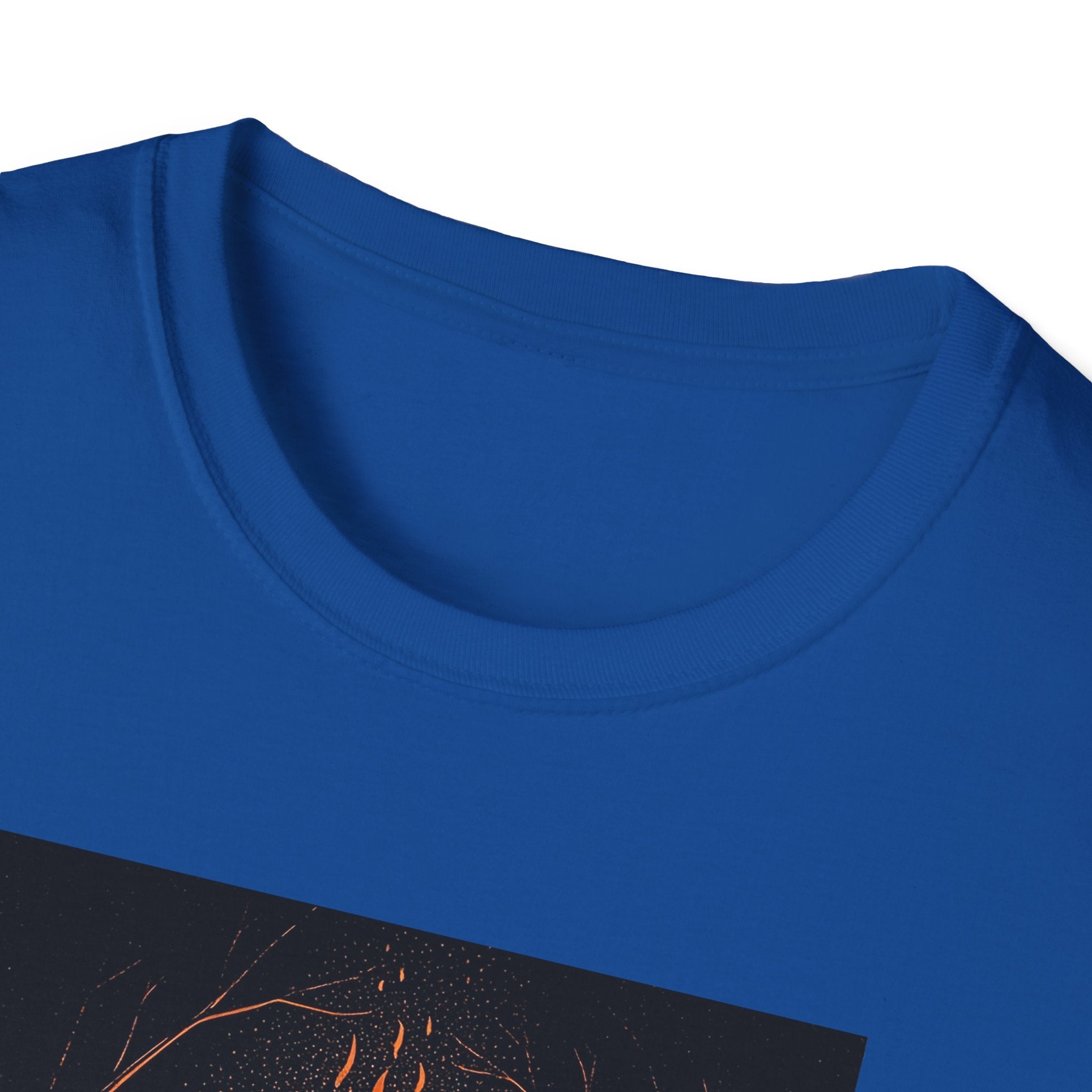 Unisex Graphic Tee with Fiery Scene