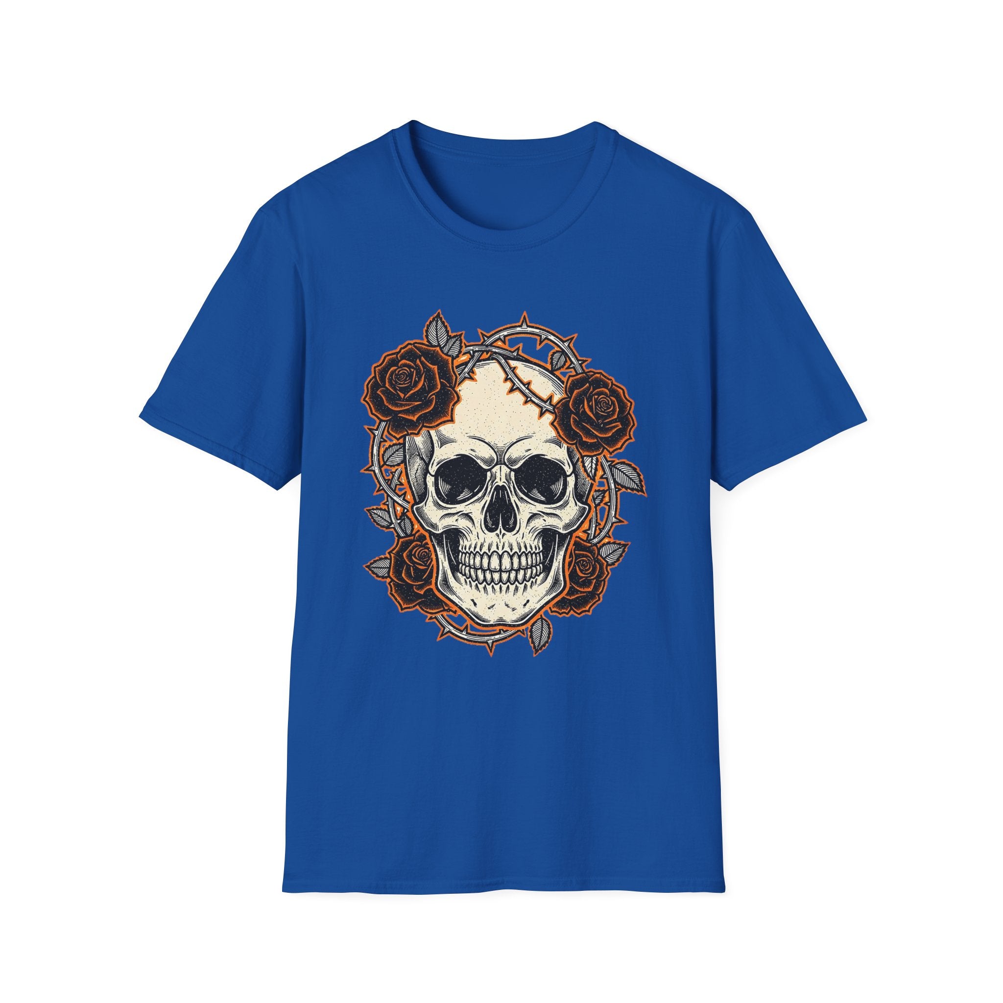 Skull and Roses Graphic T-Shirt