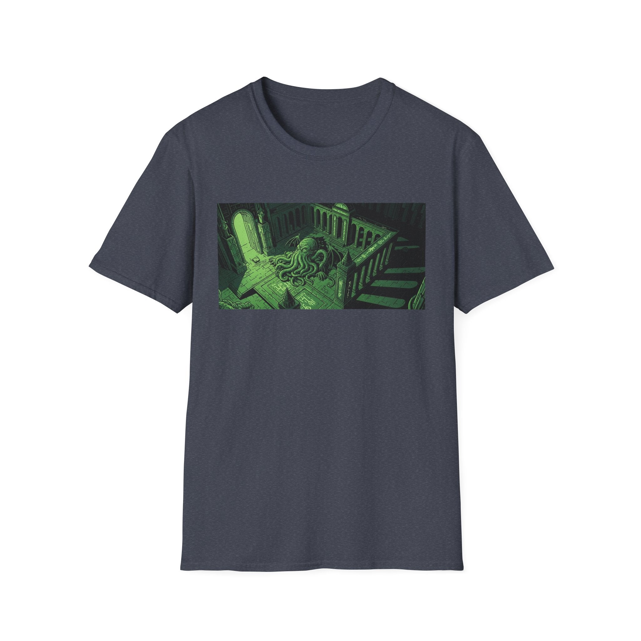 Unisex Softstyle T-Shirt with Creepy Nursery Design