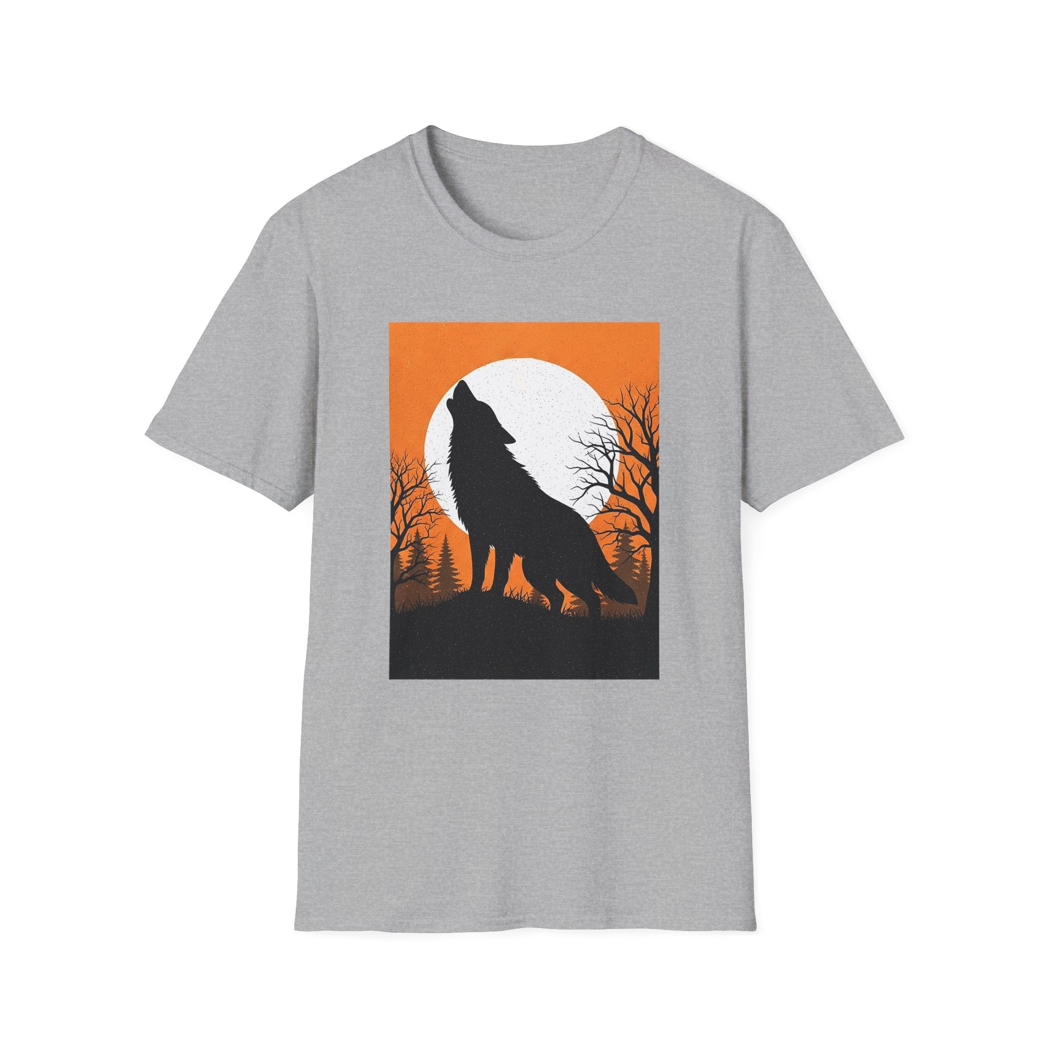 Howling Wolf Unisex Softstyle T-Shirt