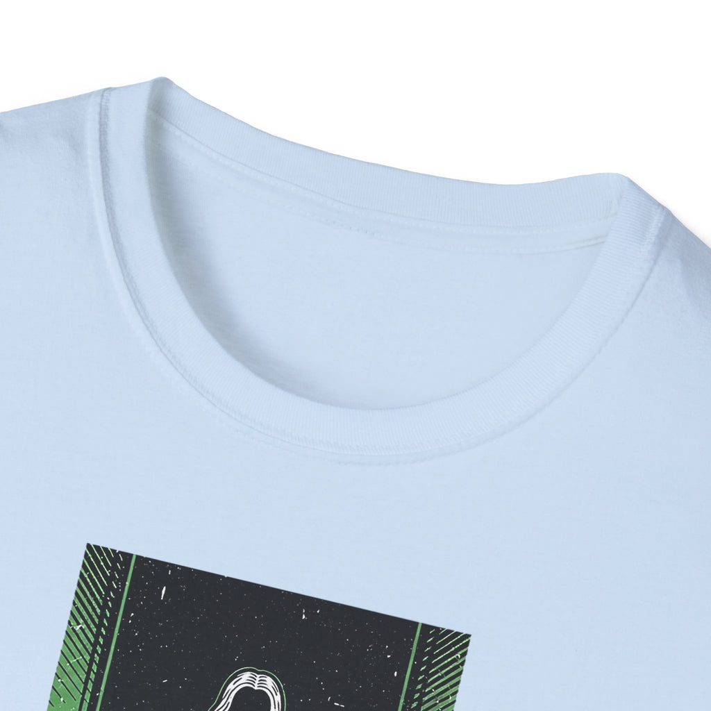 Mystical Green Hooded Figure T-Shirt