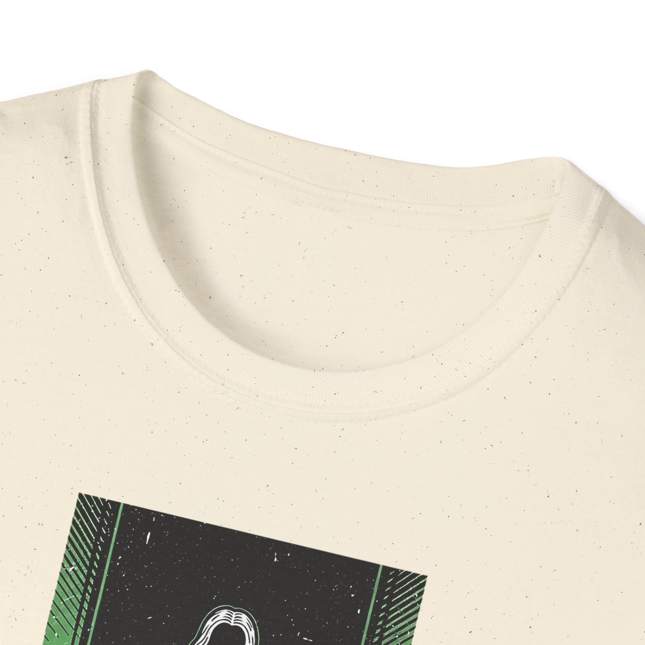 Mystical Green Hooded Figure T-Shirt