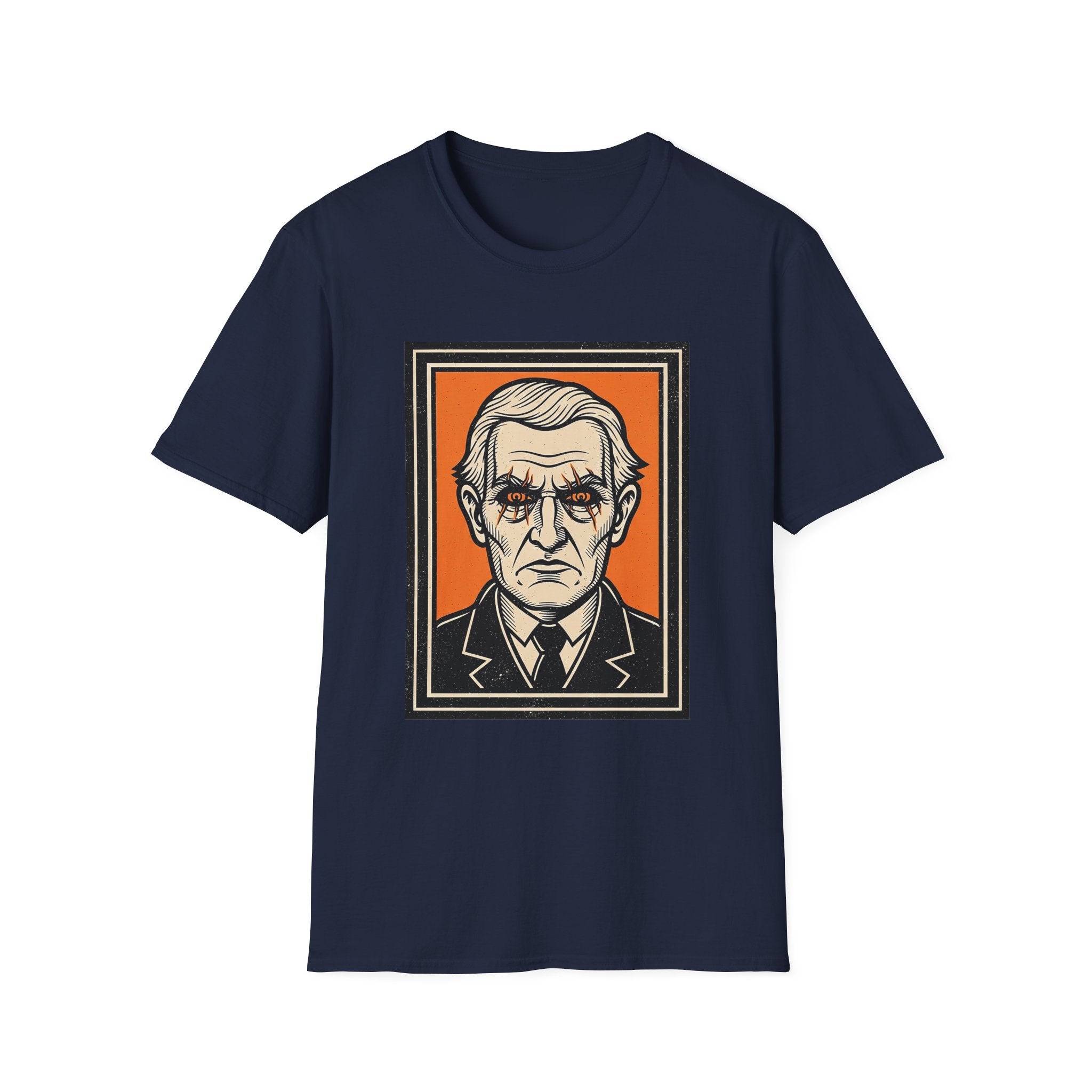 Vintage-Inspired Graphic T-Shirt with Retro Portrait