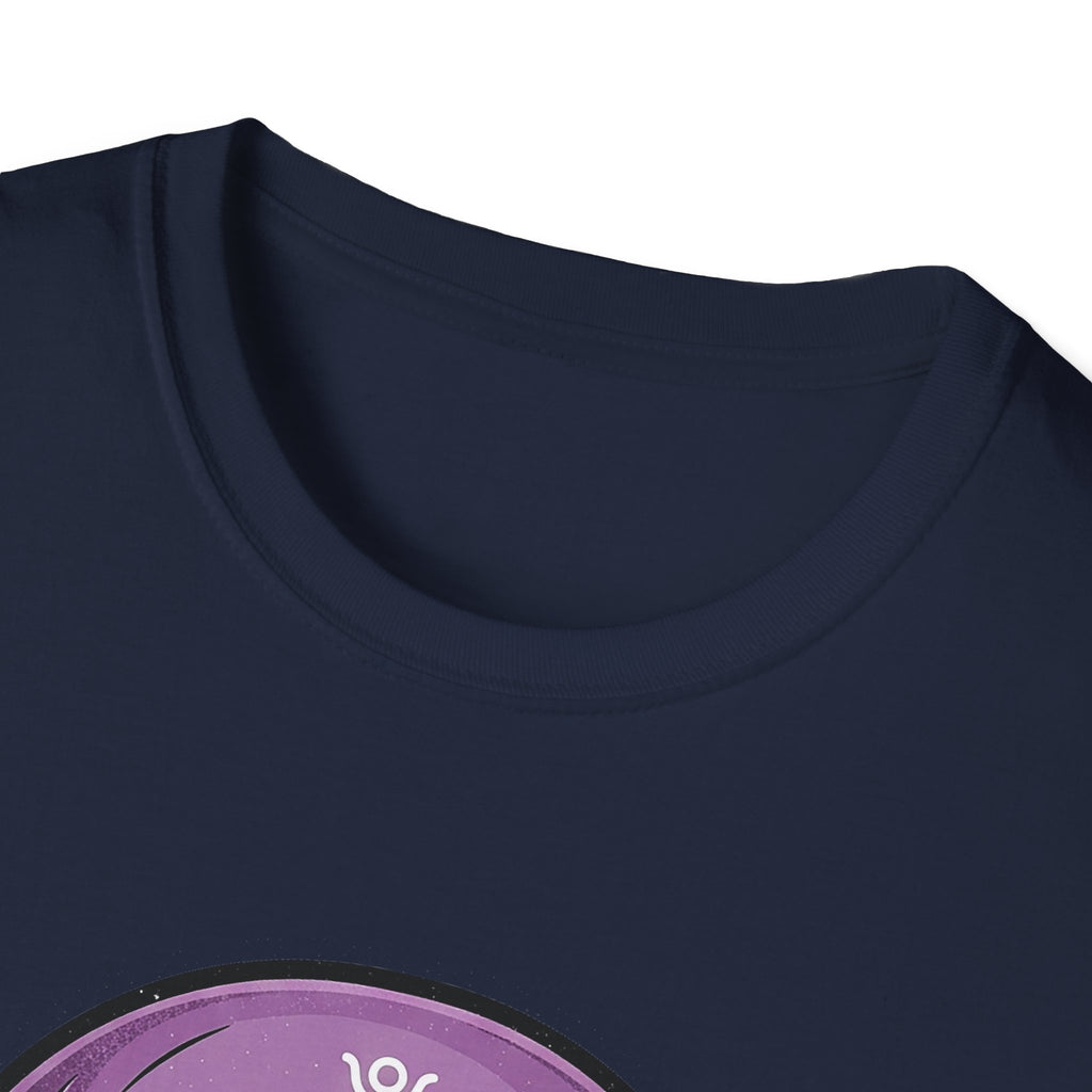 Purple Skull Graphic Tee for Halloween