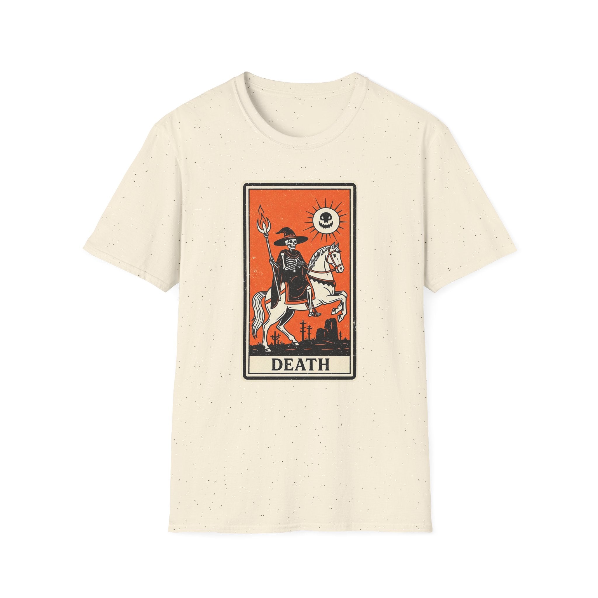 Death Tarot Card Unisex Softstyle T-Shirt