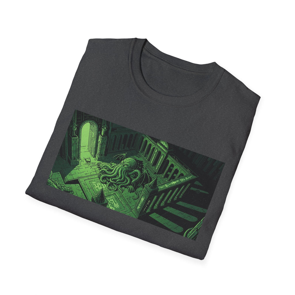 Unisex Softstyle T-Shirt with Creepy Nursery Design