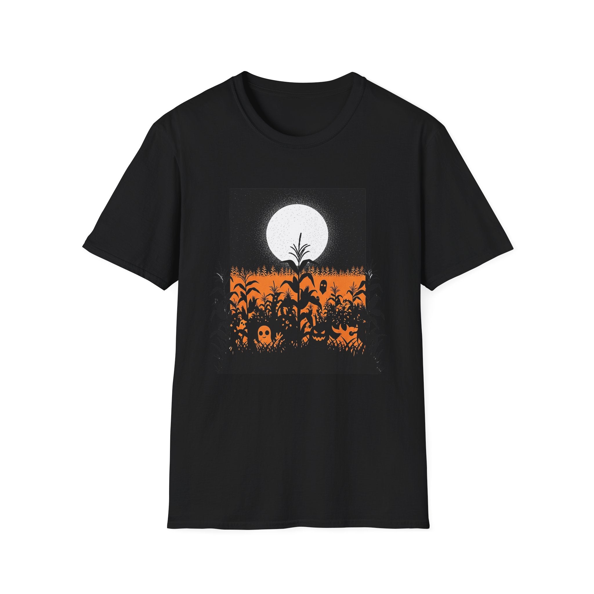 Halloween Moonlit Cornfield T-Shirt