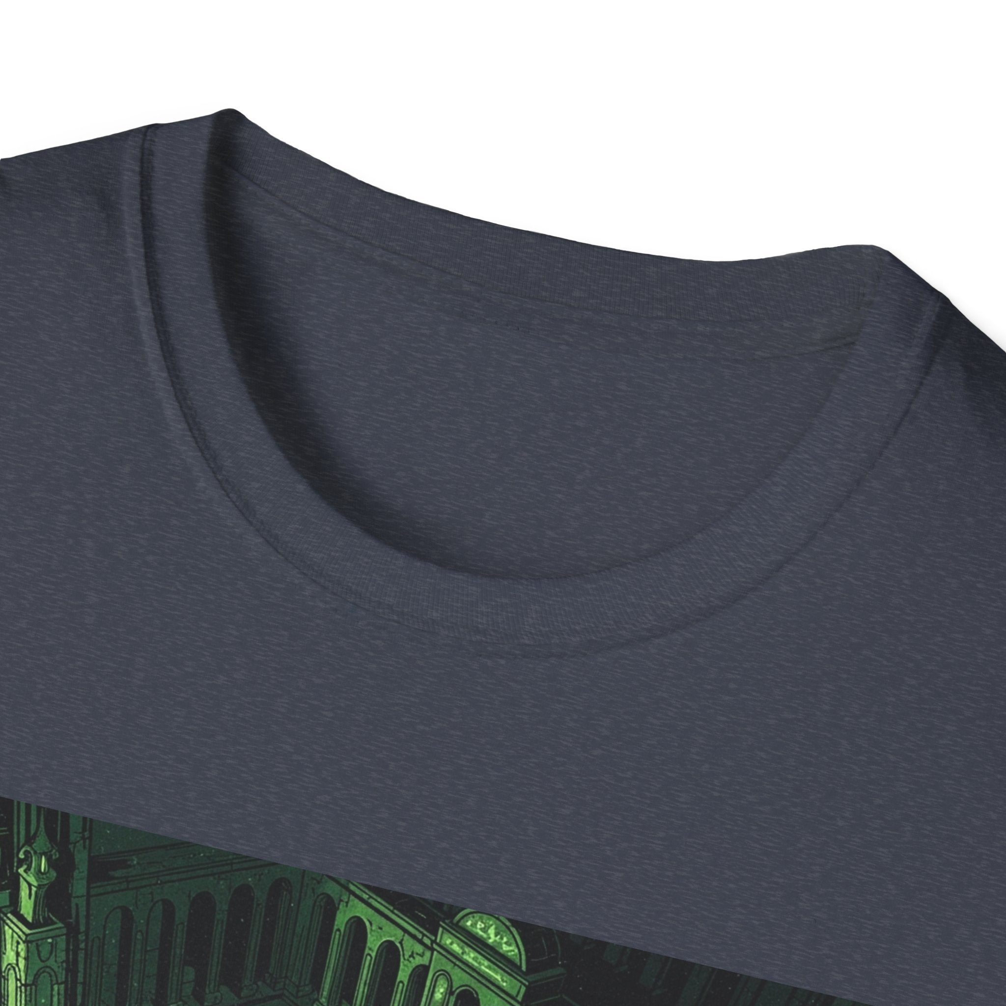 Unisex Softstyle T-Shirt with Creepy Nursery Design