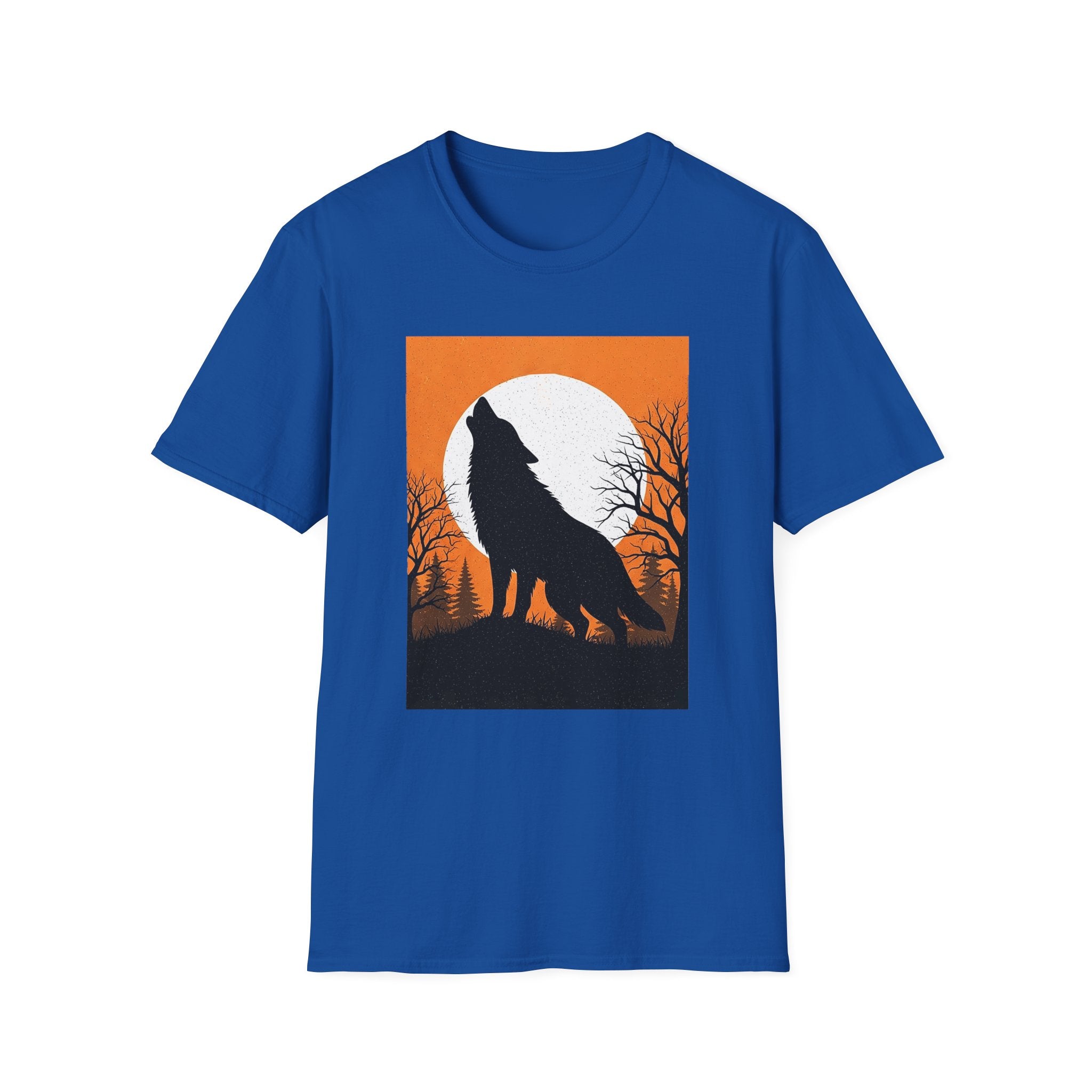 Howling Wolf Unisex Softstyle T-Shirt