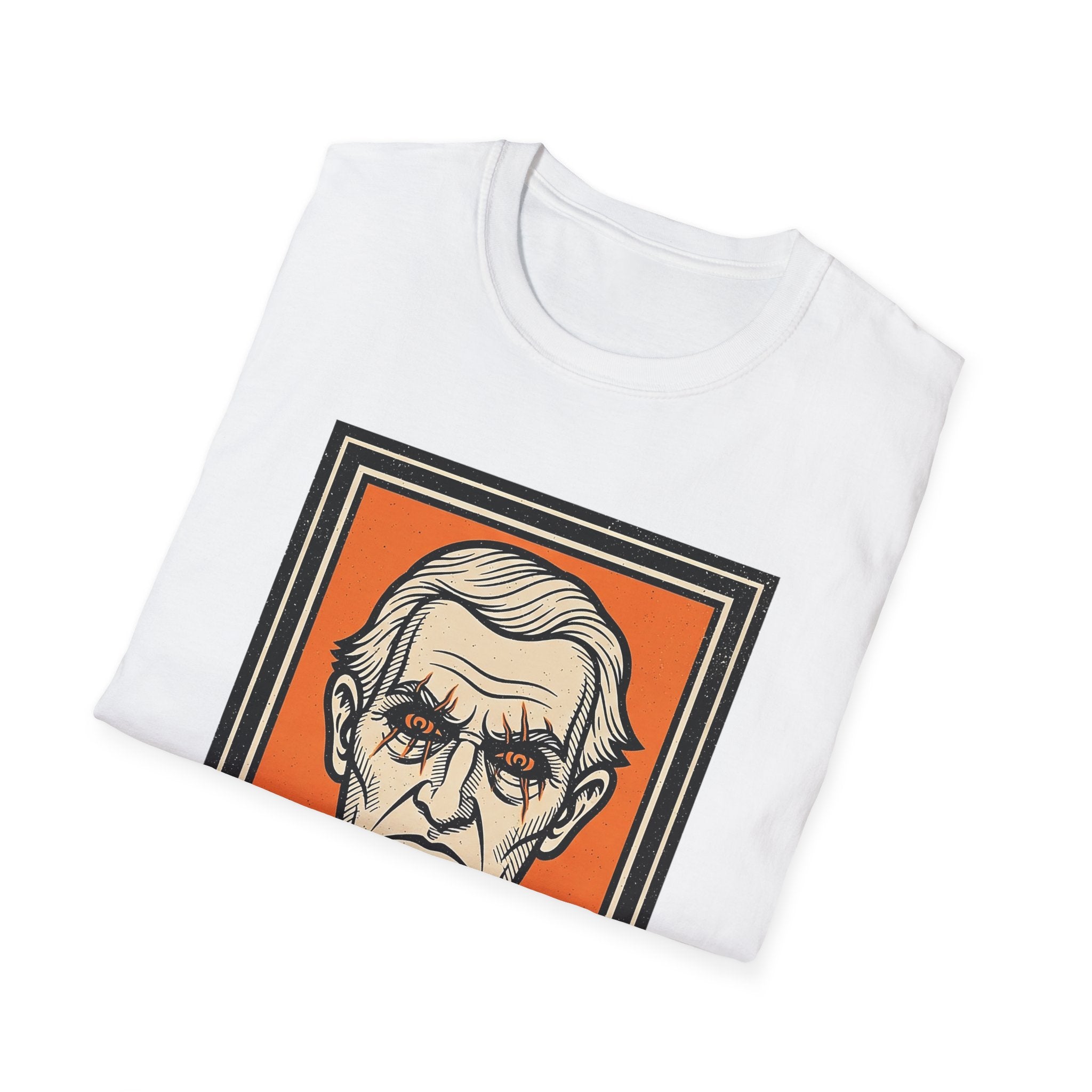 Vintage-Inspired Graphic T-Shirt with Retro Portrait