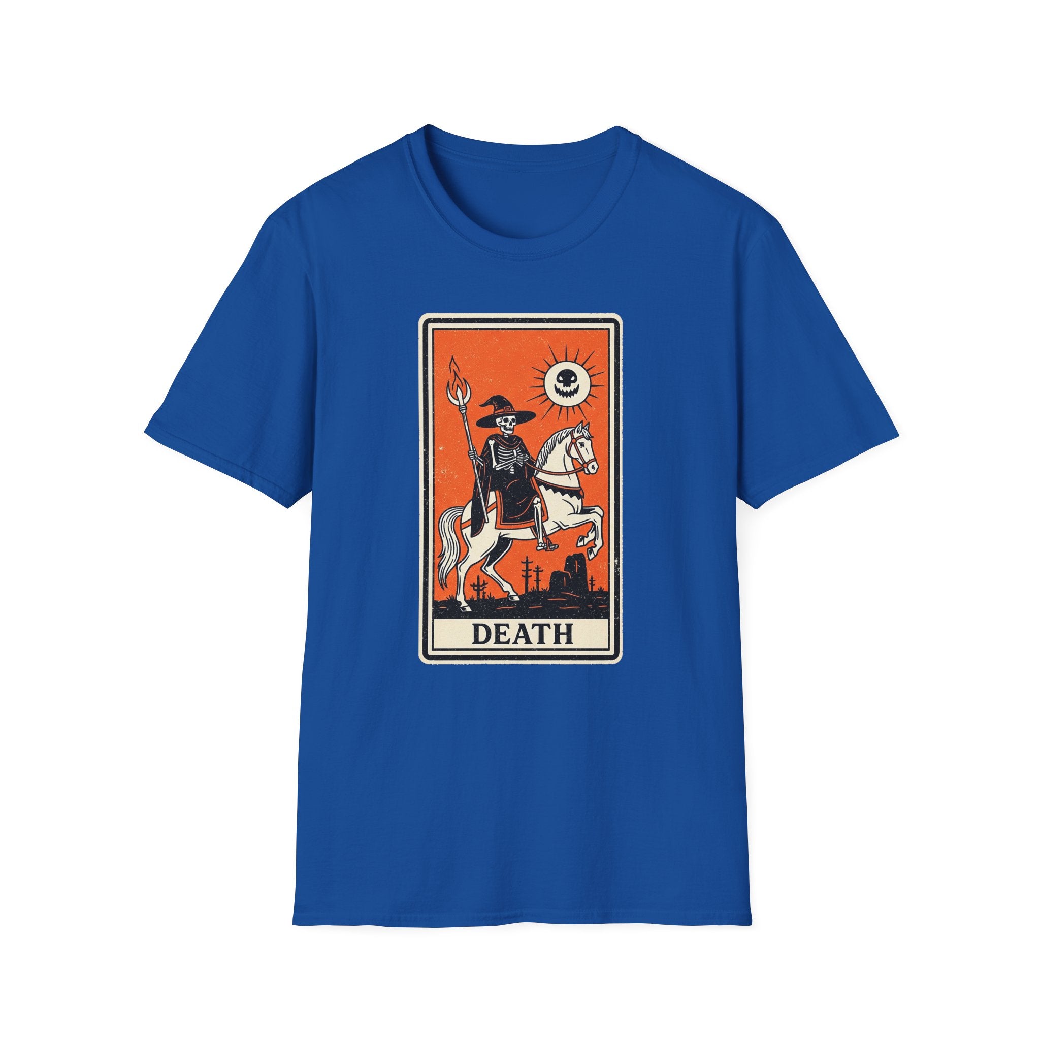 Death Tarot Card Unisex Softstyle T-Shirt