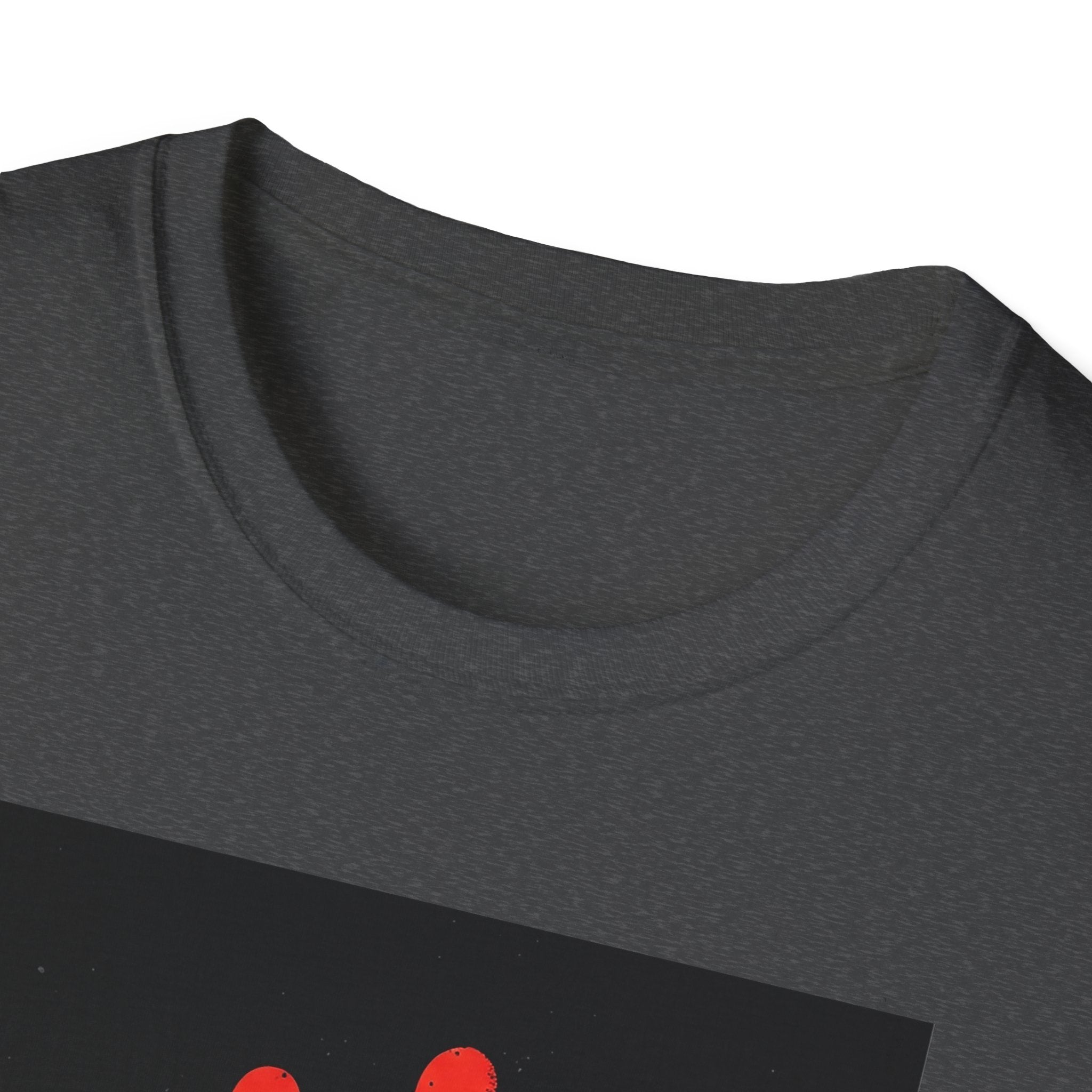 Bold Statement T-Shirt with Red Handprint Design