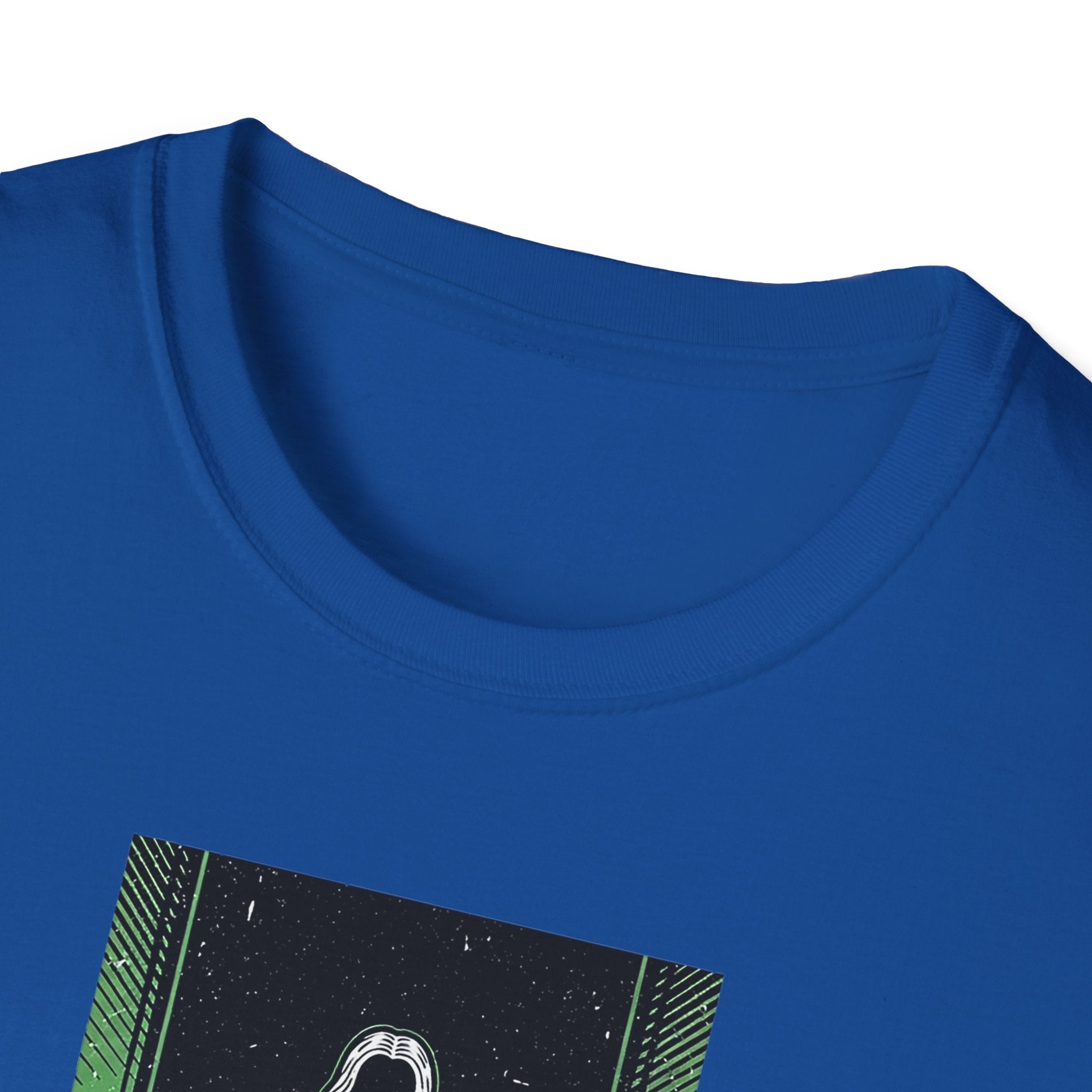 Mystical Green Hooded Figure T-Shirt