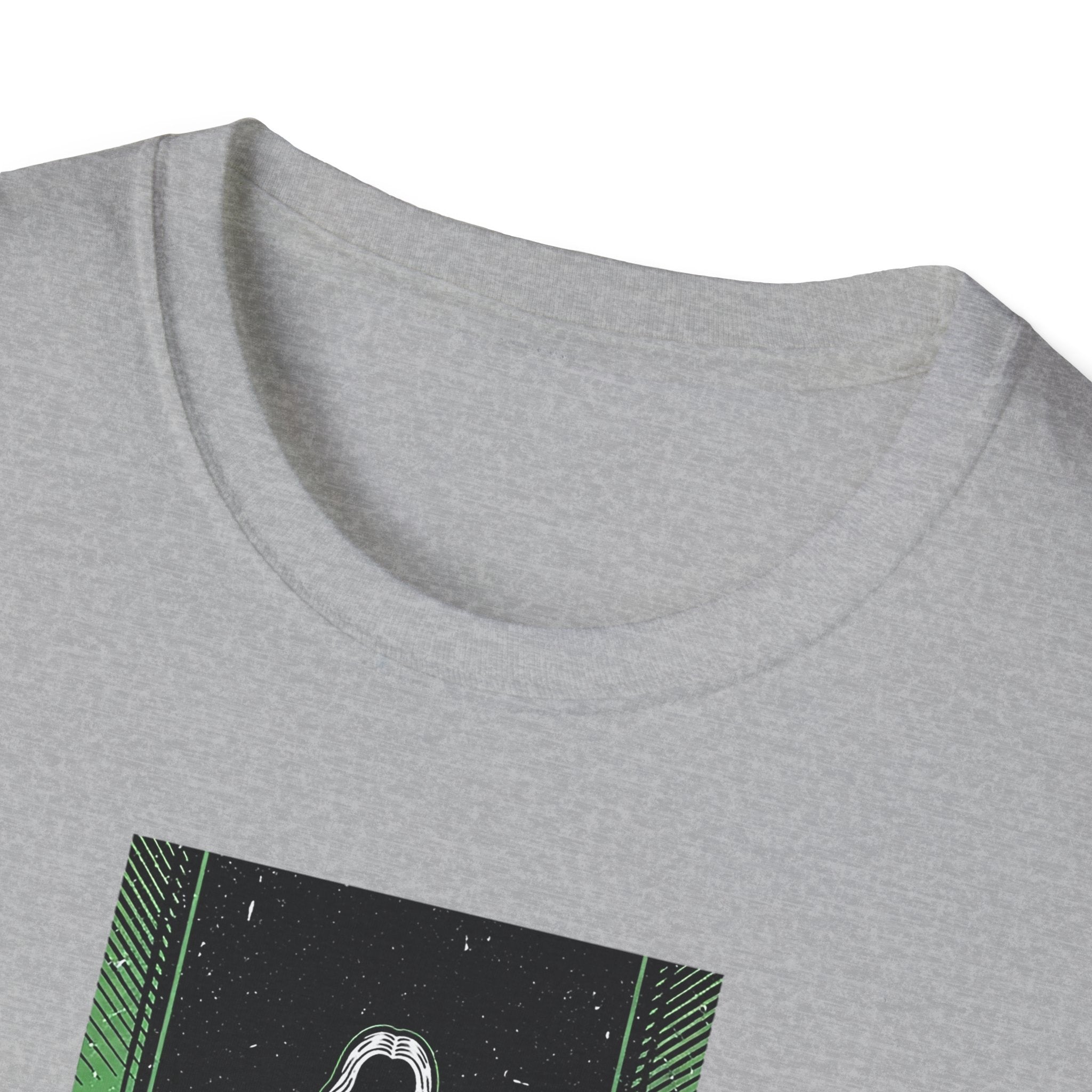 Mystical Green Hooded Figure T-Shirt