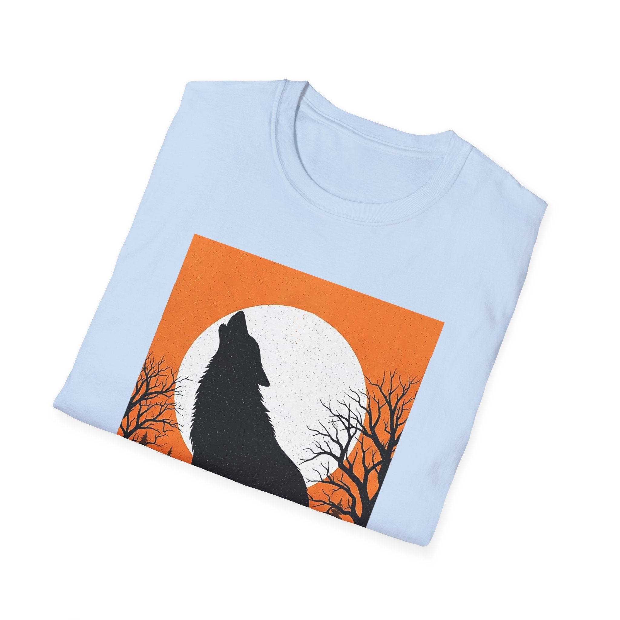Howling Wolf Unisex Softstyle T-Shirt