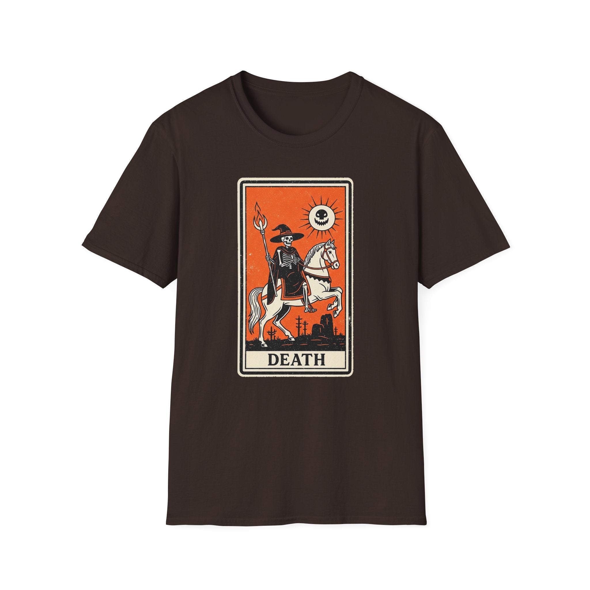Death Tarot Card Unisex Softstyle T-Shirt