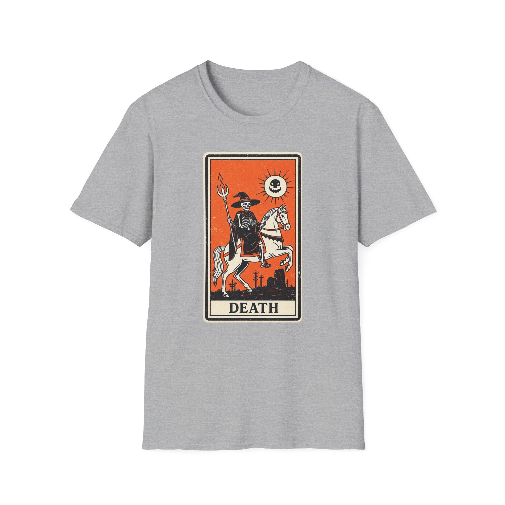 Death Tarot Card Unisex Softstyle T-Shirt