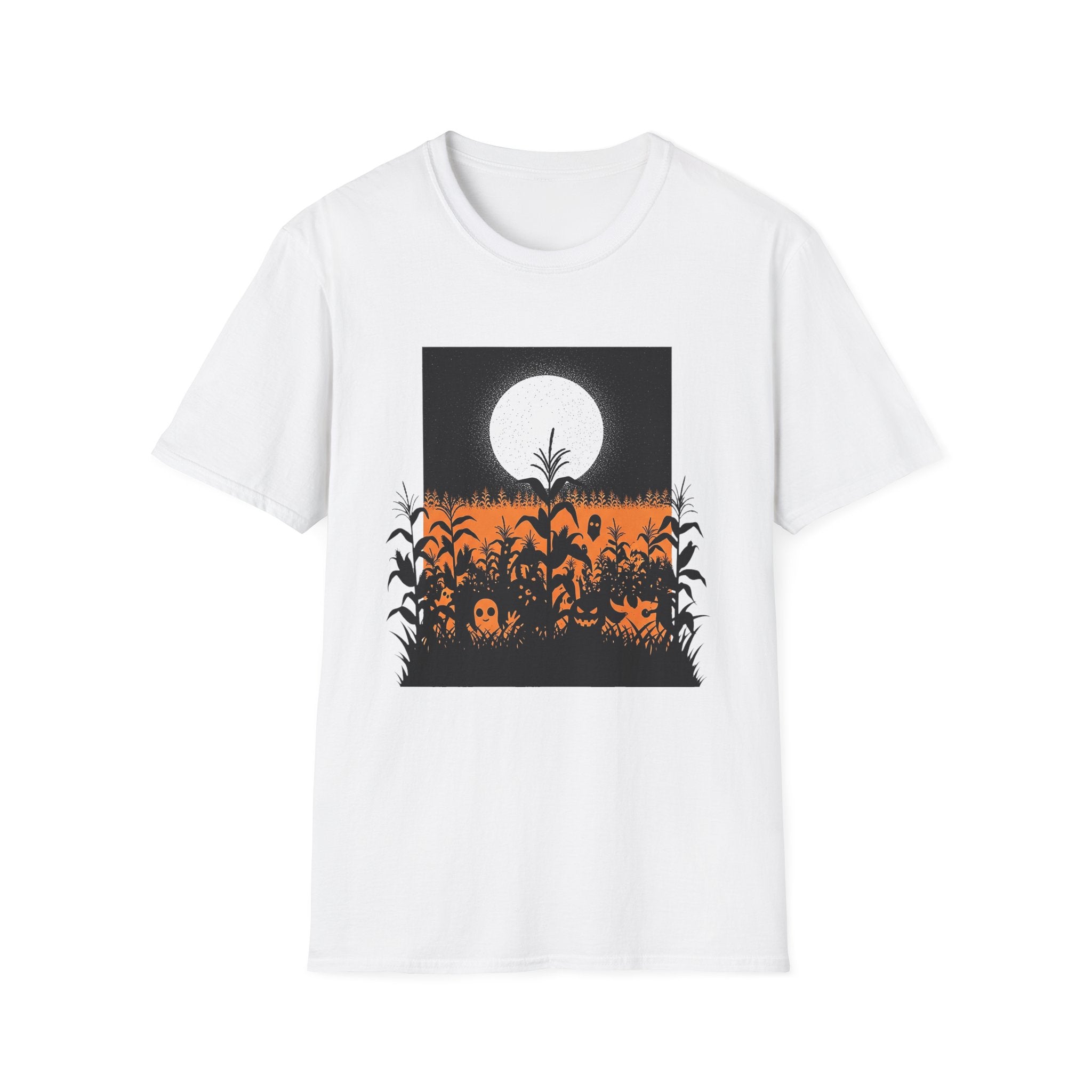 Halloween Moonlit Cornfield T-Shirt