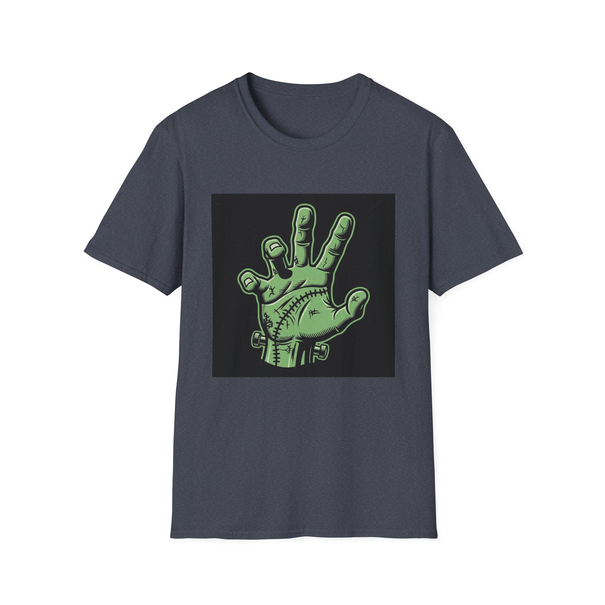 Frankenstein Hand Graphic Tee for Halloween