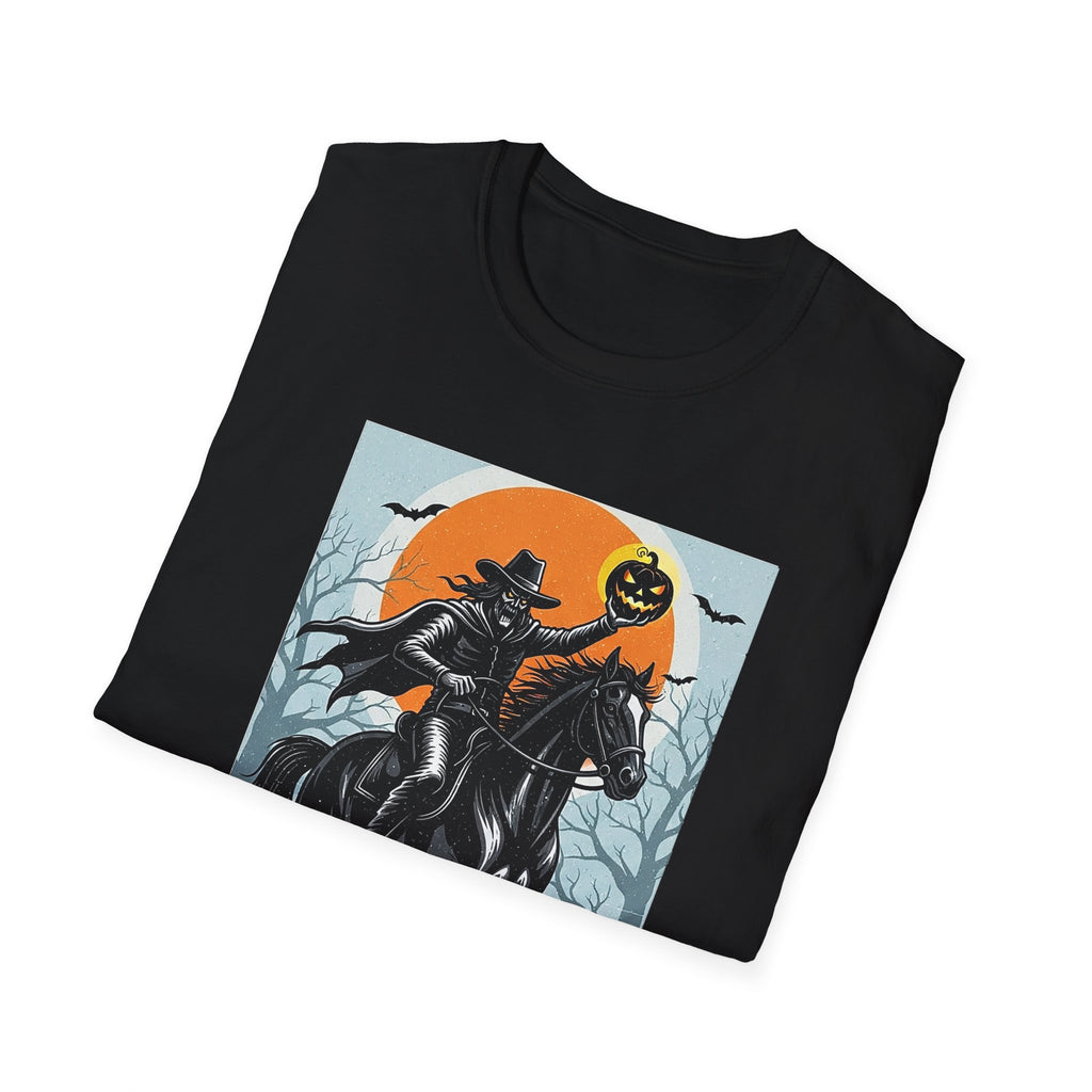 Halloween Witch Riding Horse T-Shirt