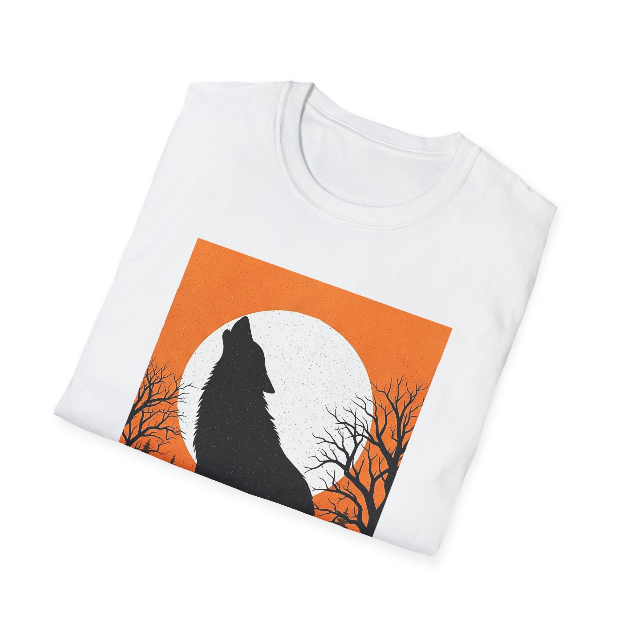 Howling Wolf Unisex Softstyle T-Shirt