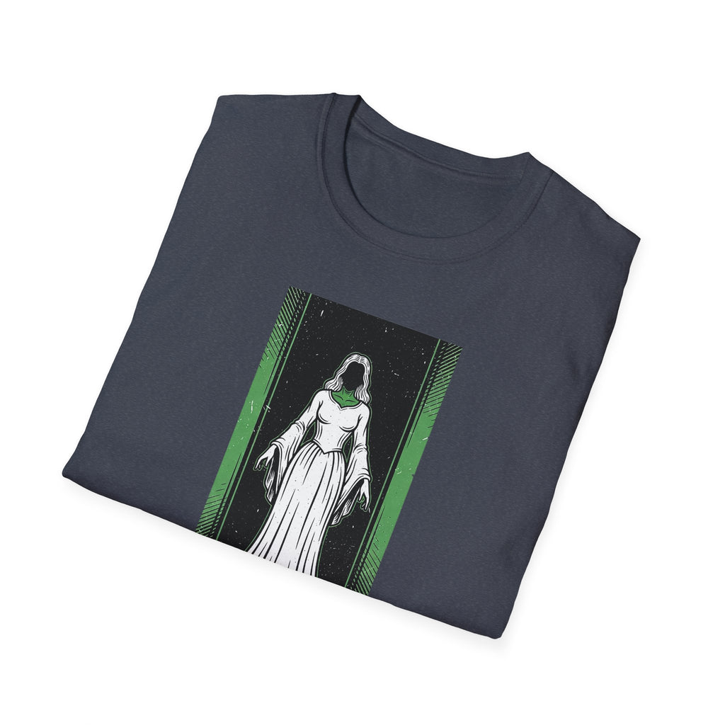 Mystical Green Hooded Figure T-Shirt