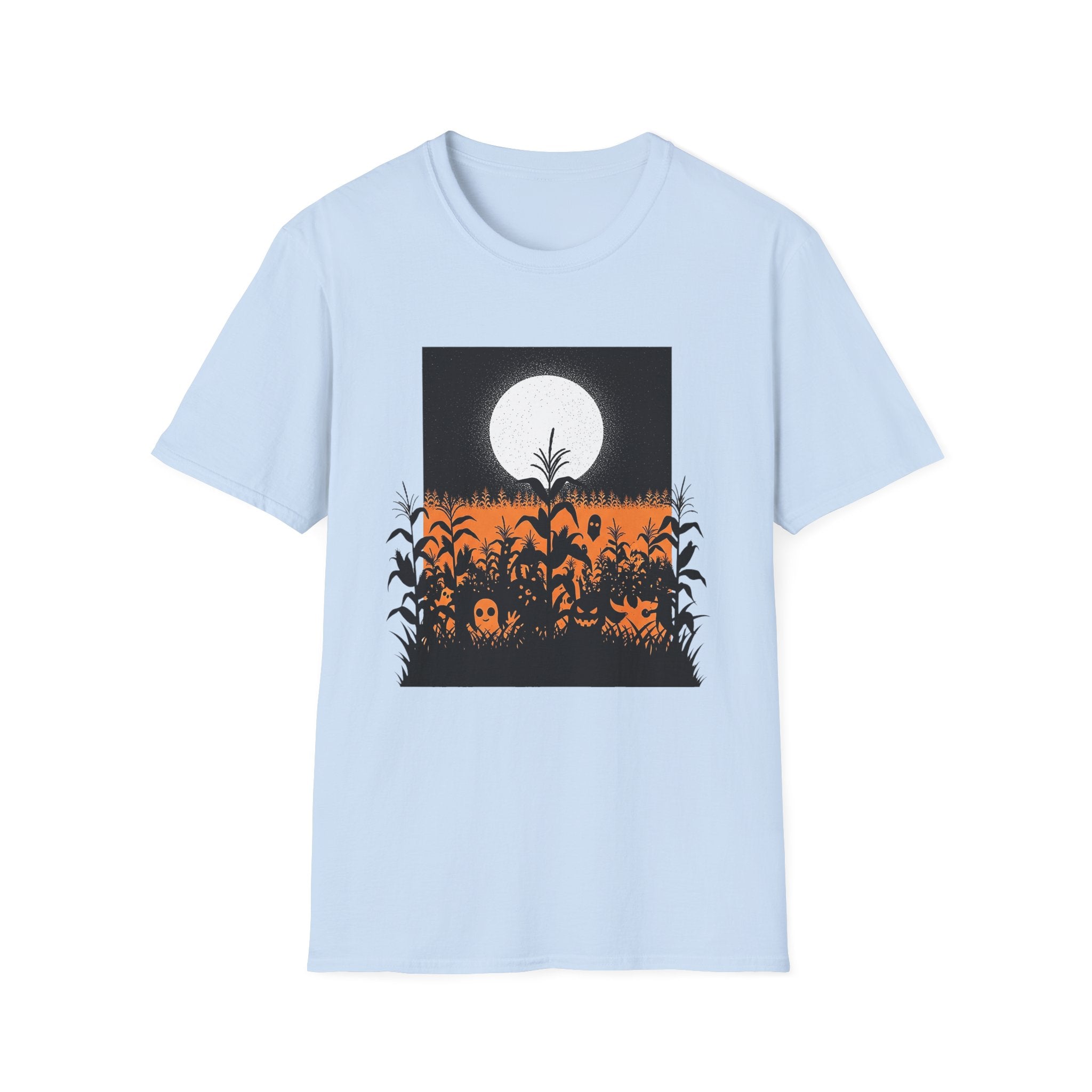 Halloween Moonlit Cornfield T-Shirt