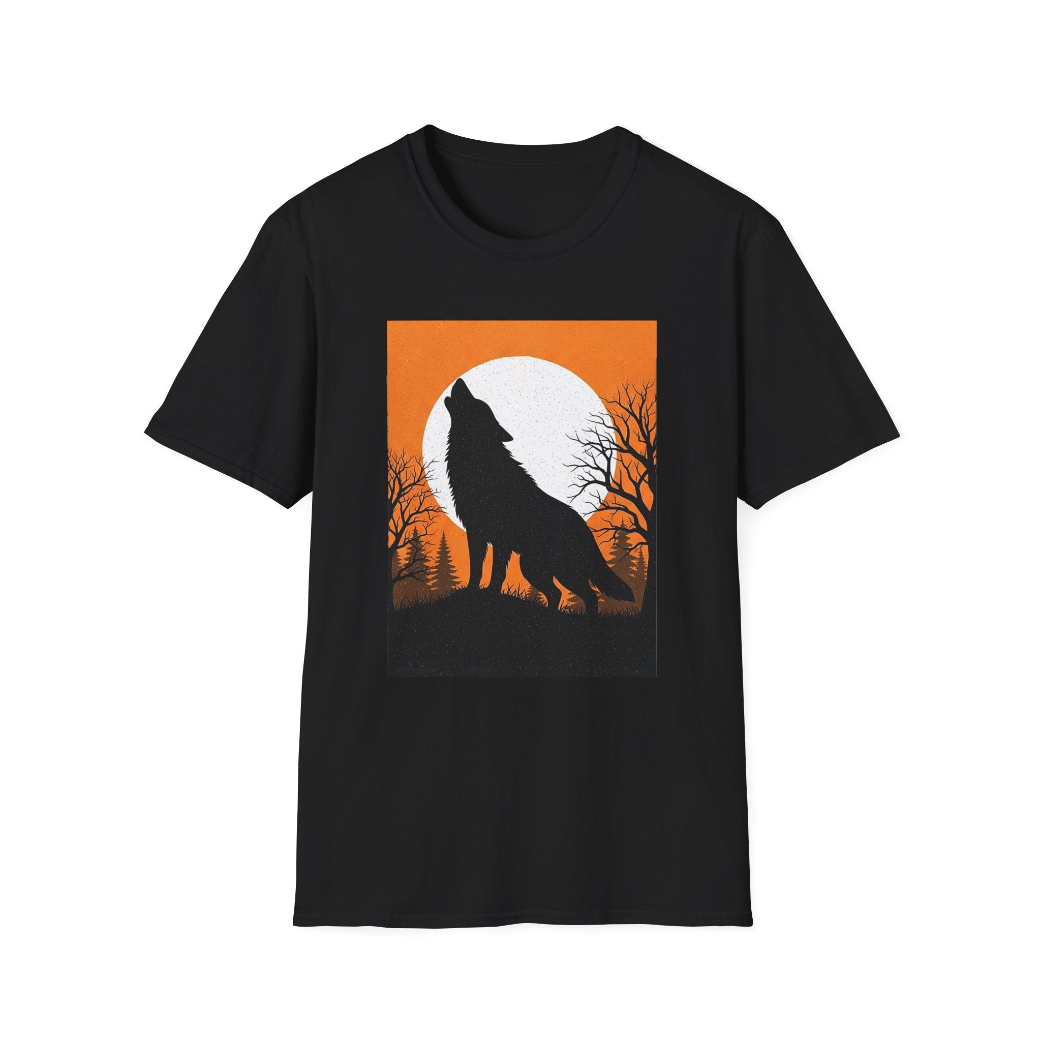 Howling Wolf Unisex Softstyle T-Shirt
