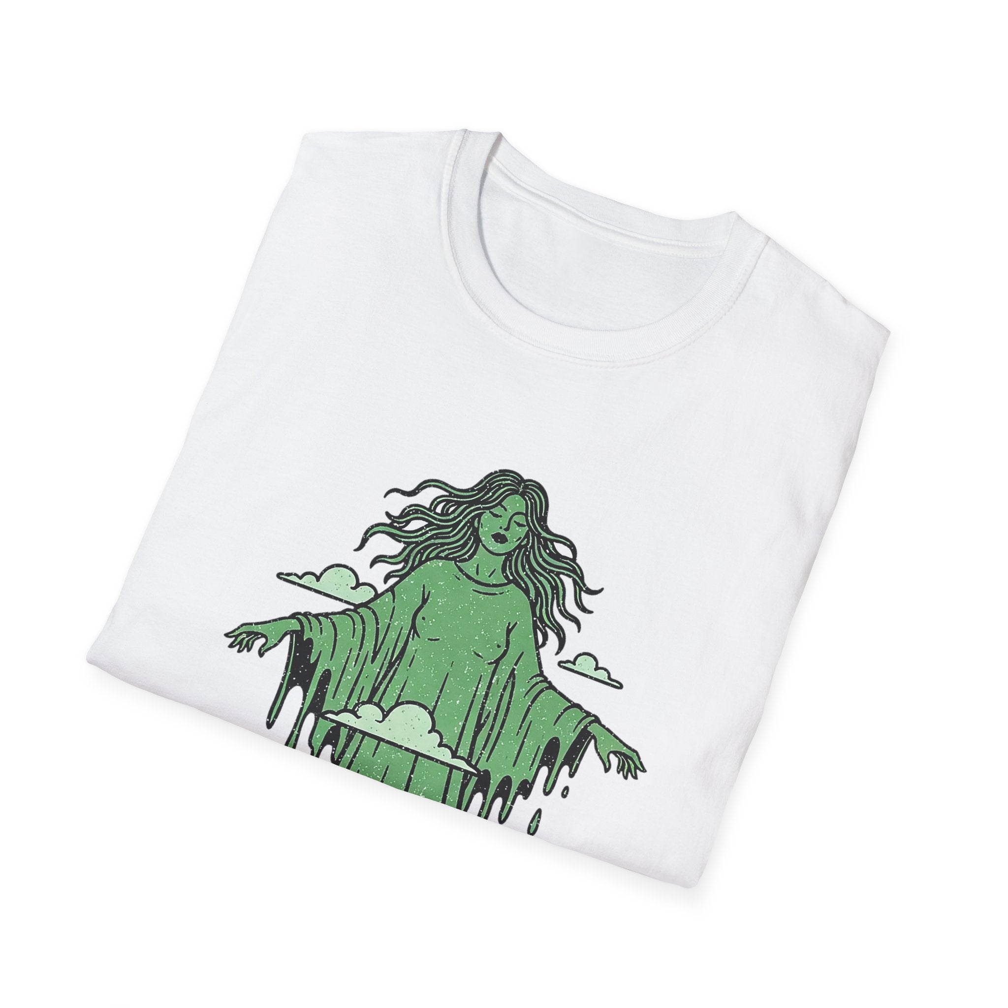 Green Goddess Unisex Softstyle T-Shirt