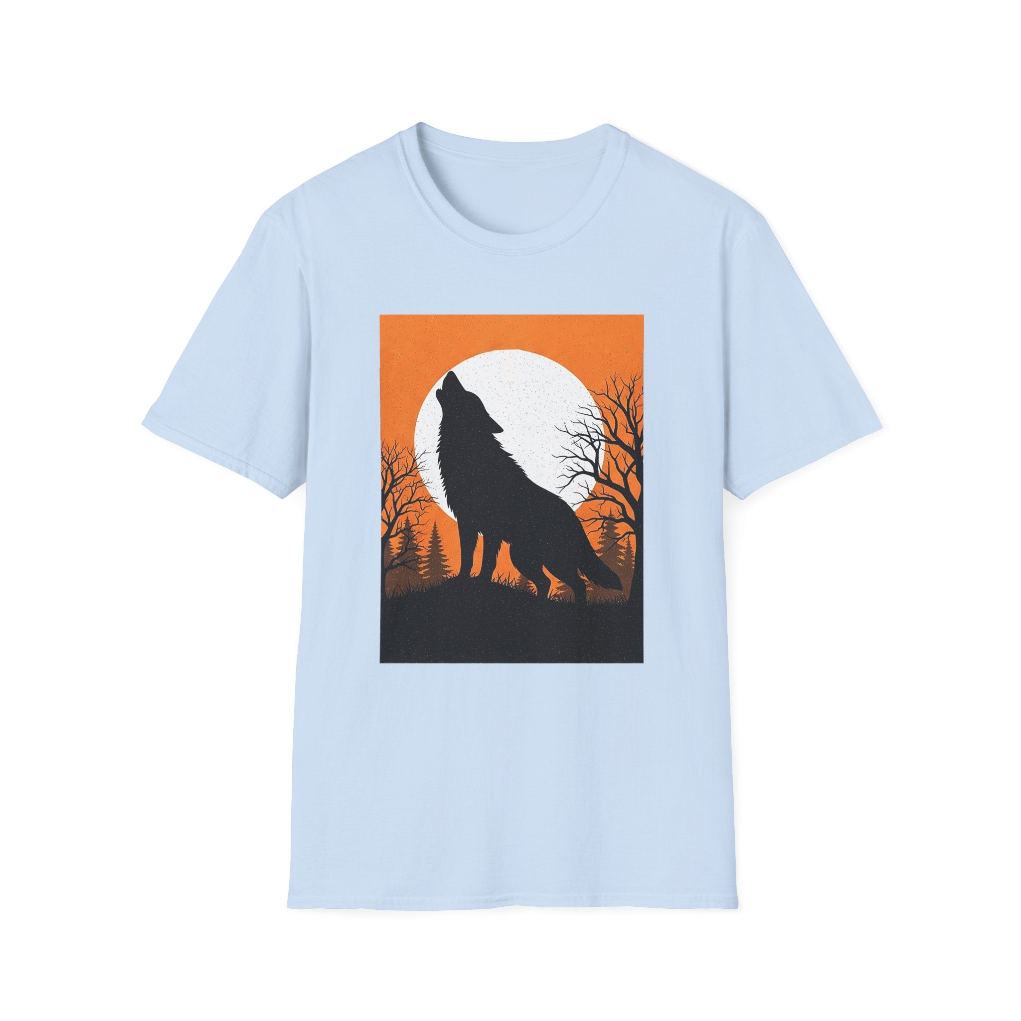 Howling Wolf Unisex Softstyle T-Shirt