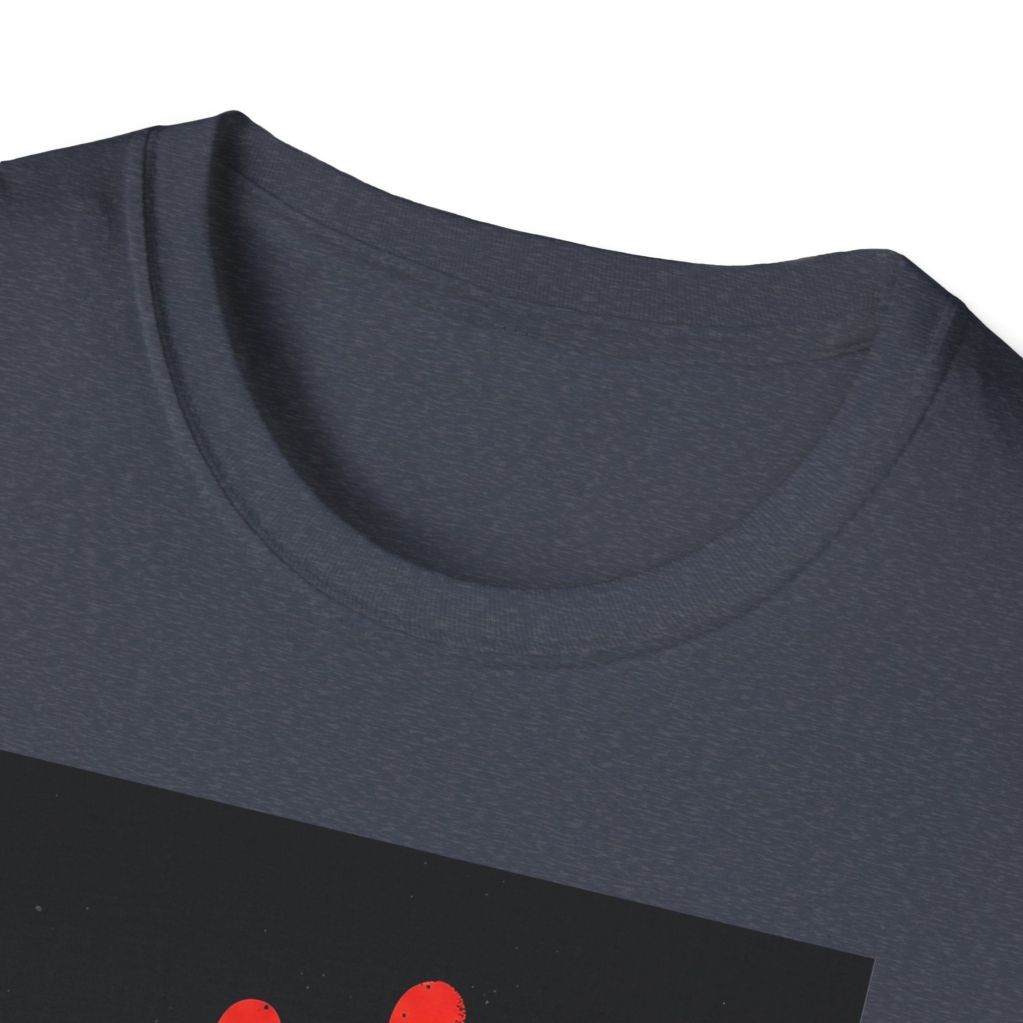 Bold Statement T-Shirt with Red Handprint Design