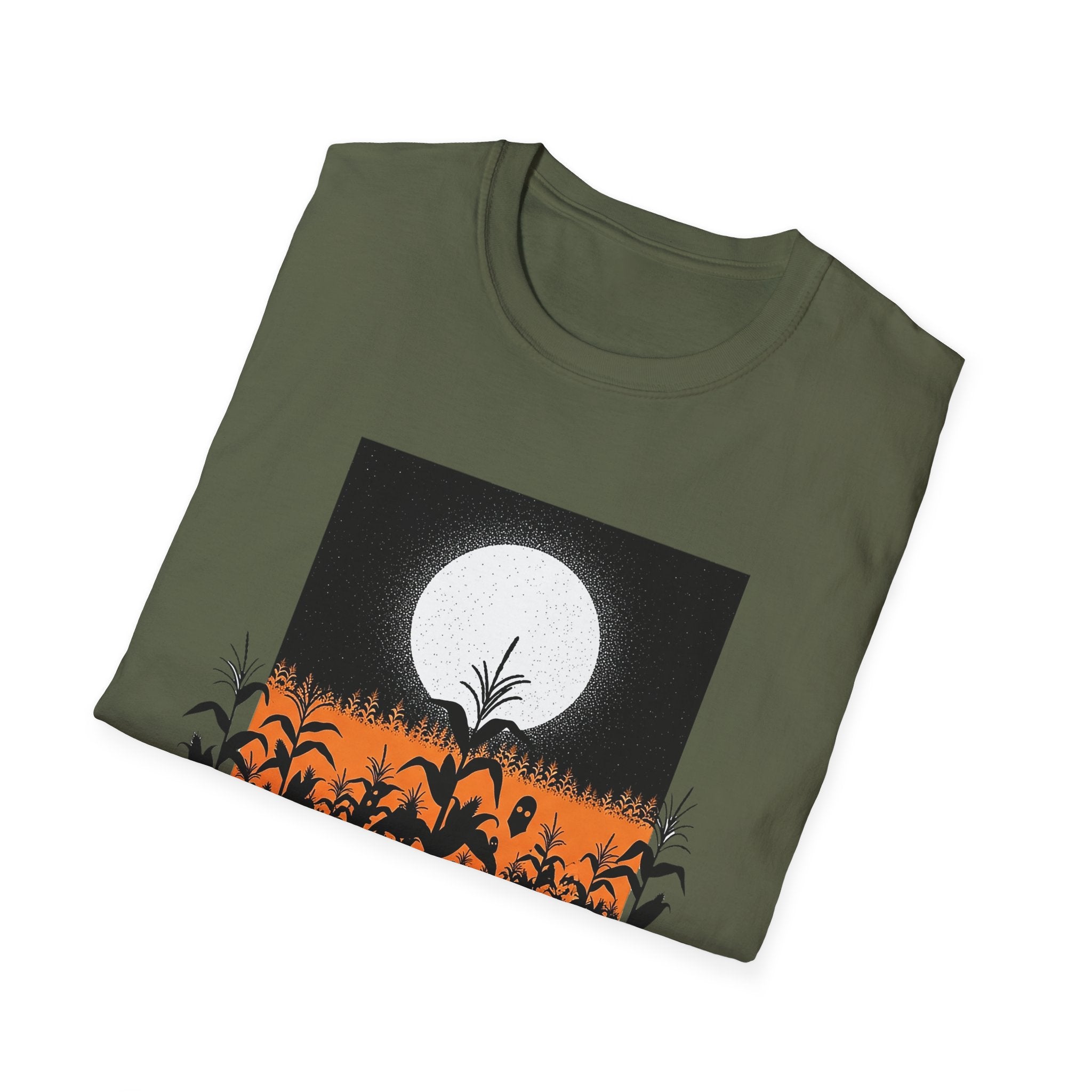 Halloween Moonlit Cornfield T-Shirt