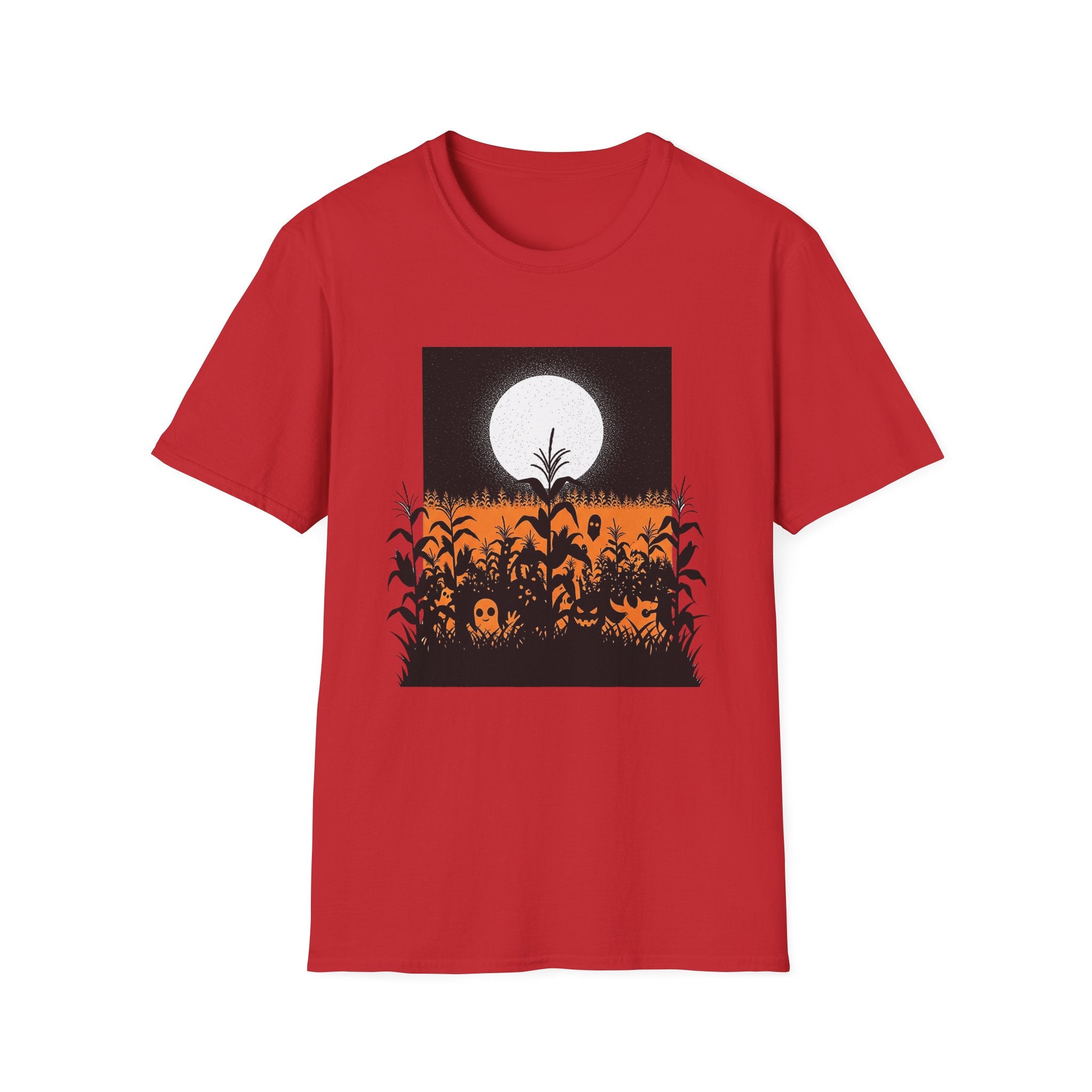 Halloween Moonlit Cornfield T-Shirt