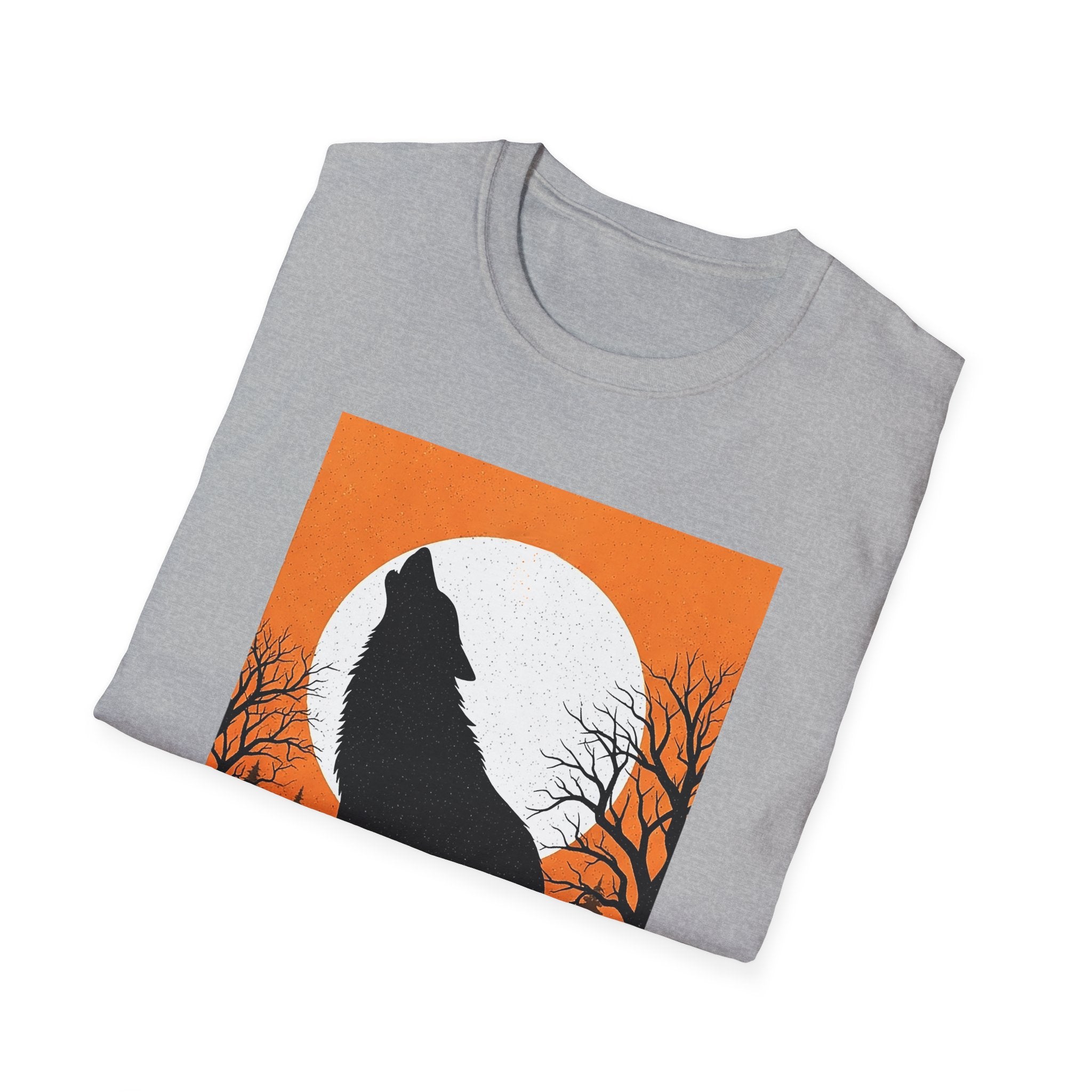 Howling Wolf Unisex Softstyle T-Shirt