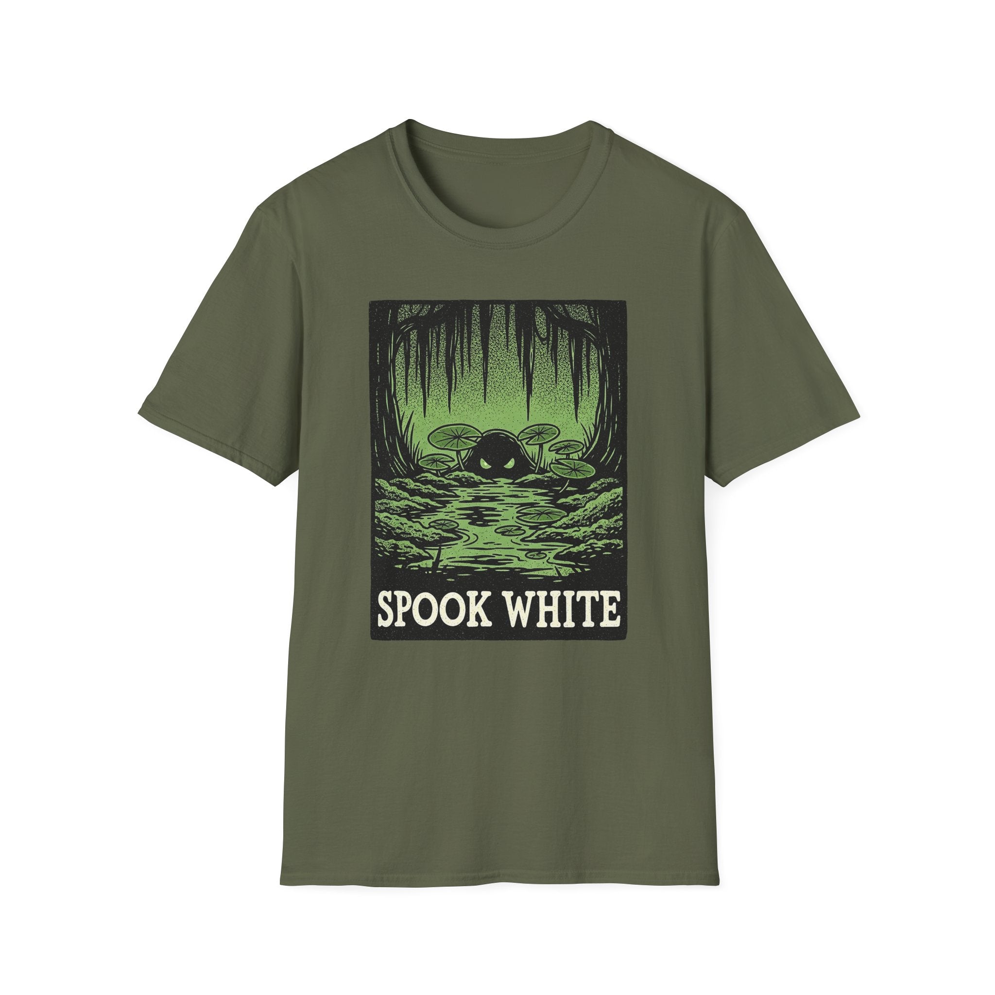Spook White Unisex Softstyle T-Shirt