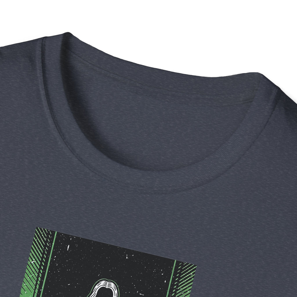 Mystical Green Hooded Figure T-Shirt