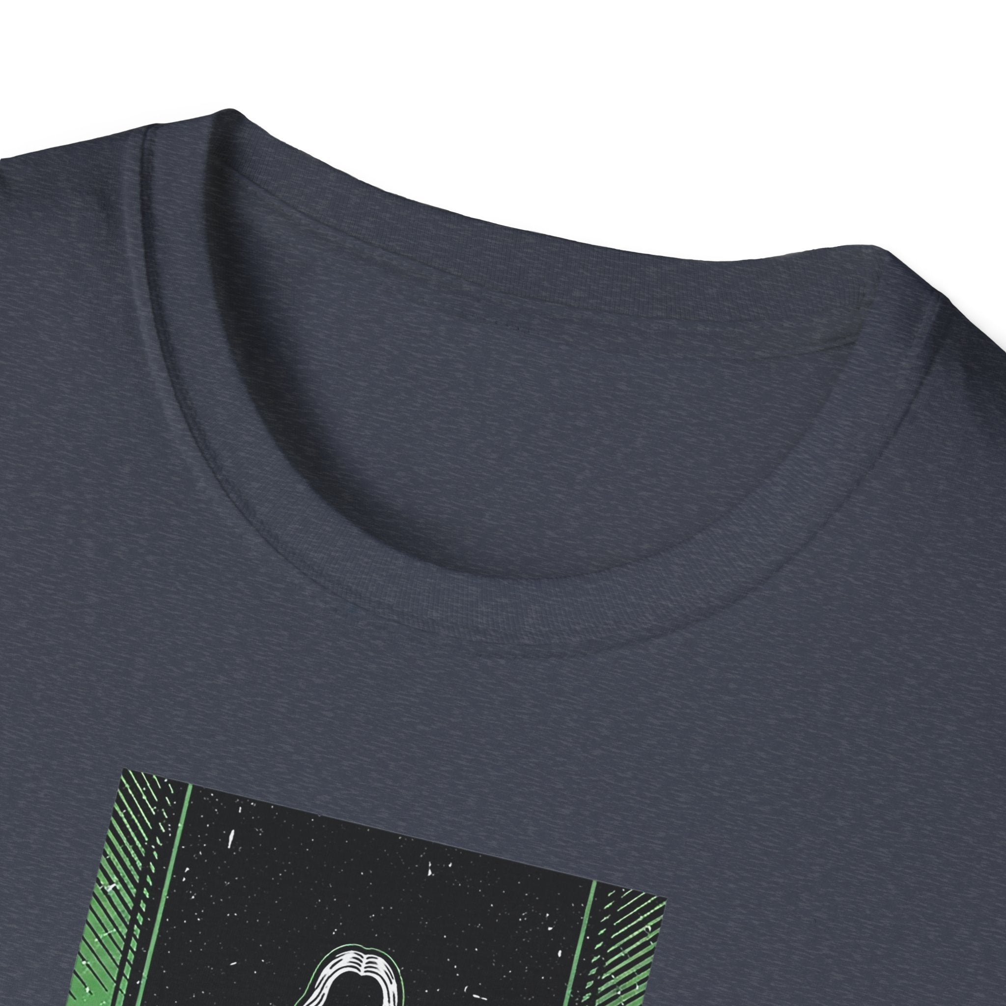 Mystical Green Hooded Figure T-Shirt
