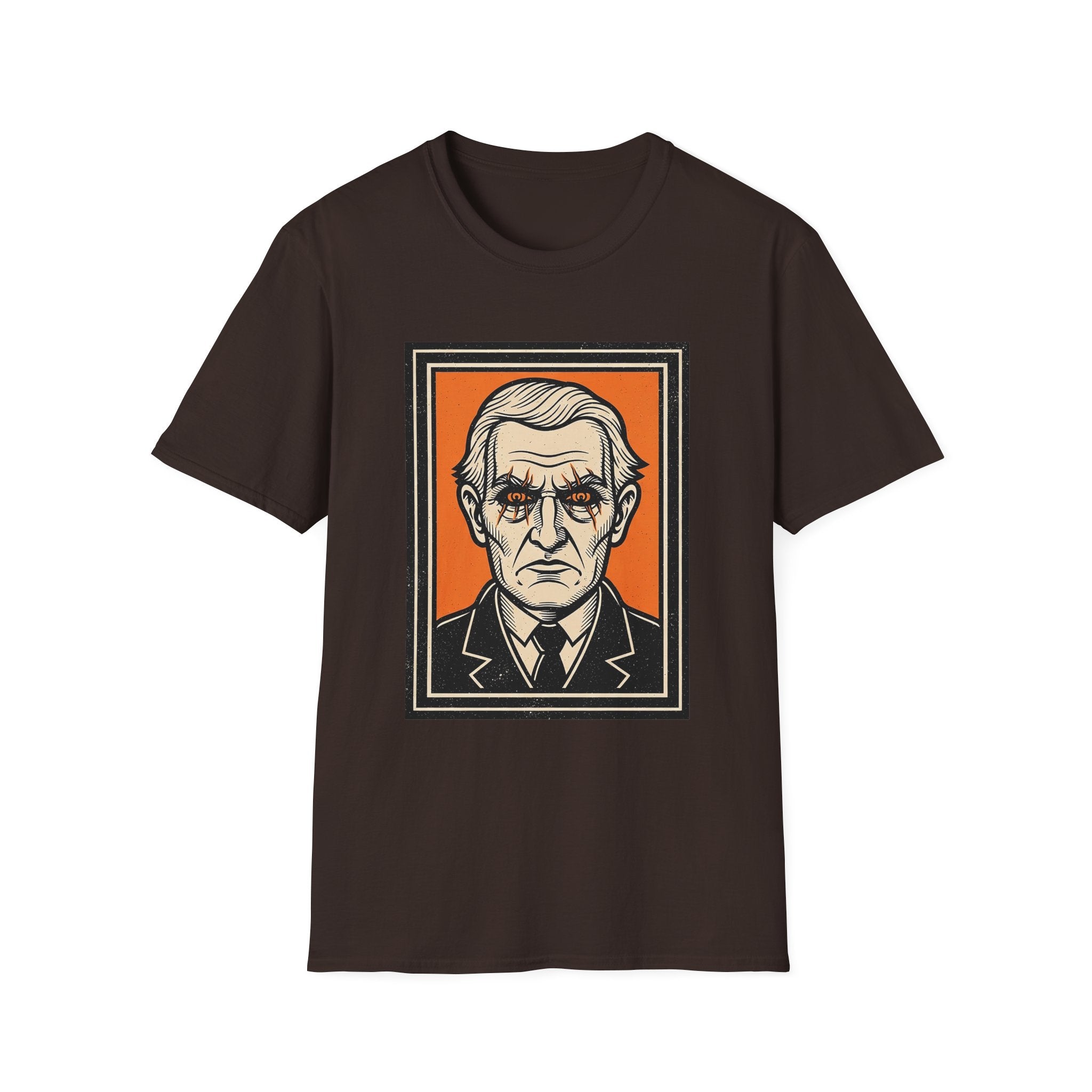 Vintage-Inspired Graphic T-Shirt with Retro Portrait