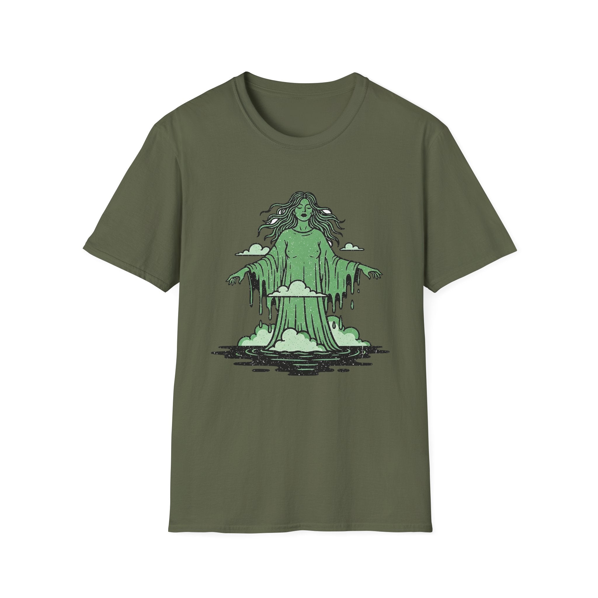 Green Goddess Unisex Softstyle T-Shirt